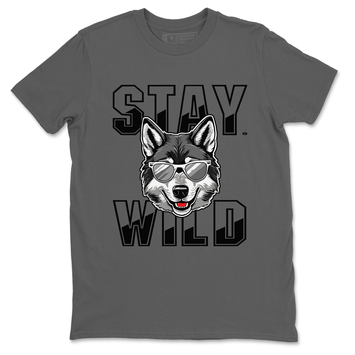 12s Black Wolf Grey shirts to match jordans Stay Wild sneaker match tees 12s Barons match shoes to clothes Drip Gear Zone unisex cotton Cool Grey 2 shirts
