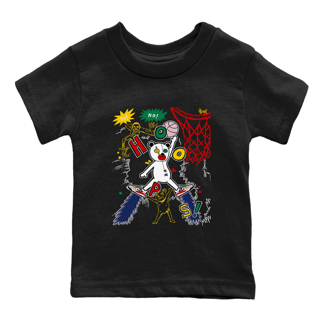 AF 3 Nigo shirtsto match jordans Stop The Bear sneaker match tees Air Force 3 Low x Nigo Blue Void and Tour Yellow match shoes to clothes Drip Gear Zone Youth Baby Black 2 tee