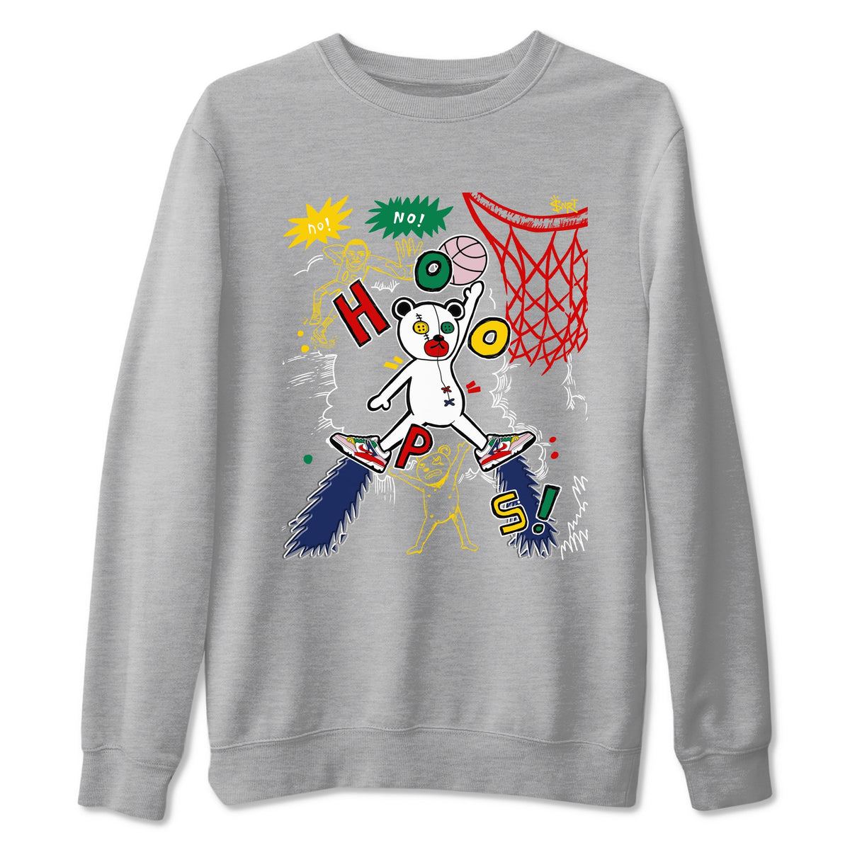 AF 3 Nigo shirtsto match jordans Stop The Bear sneaker match tees Air Force 3 Low x Nigo Blue Void and Tour Yellow match shoes to clothes Drip Gear Zone unisex cotton Heather Grey 2 shirts