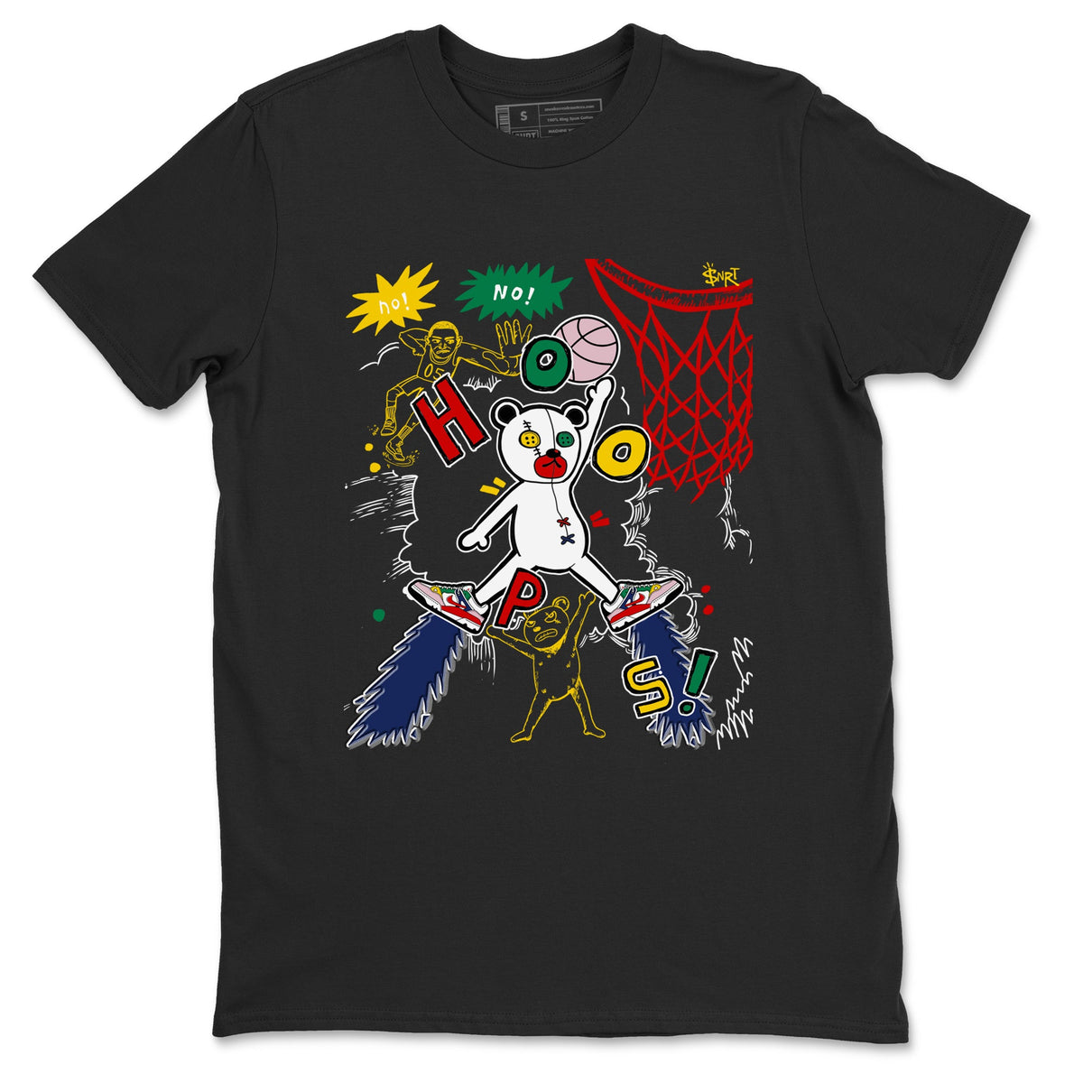 AF 3 Nigo shirtsto match jordans Stop The Bear sneaker match tees Air Force 3 Low x Nigo Blue Void and Tour Yellow match shoes to clothes Drip Gear Zone unisex cotton Black 2 shirts