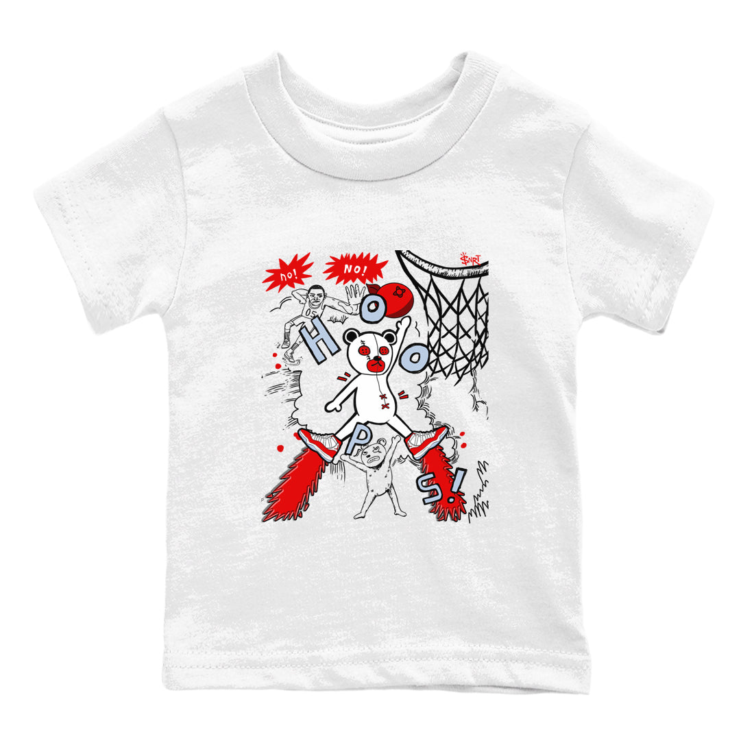 11s Cherry shirts to match jordans Stop The Bear sneaker match tees Air Jordan 11 Retro Cherry match shoes to clothes Drip Gear Zone Youth Baby White 2 tee