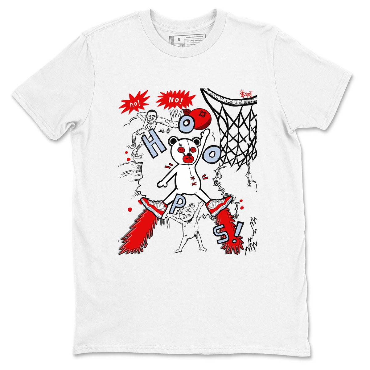 11s Cherry shirts to match jordans Stop The Bear sneaker match tees Air Jordan 11 Retro Cherry match shoes to clothes Drip Gear Zone unisex cotton White 2 shirts