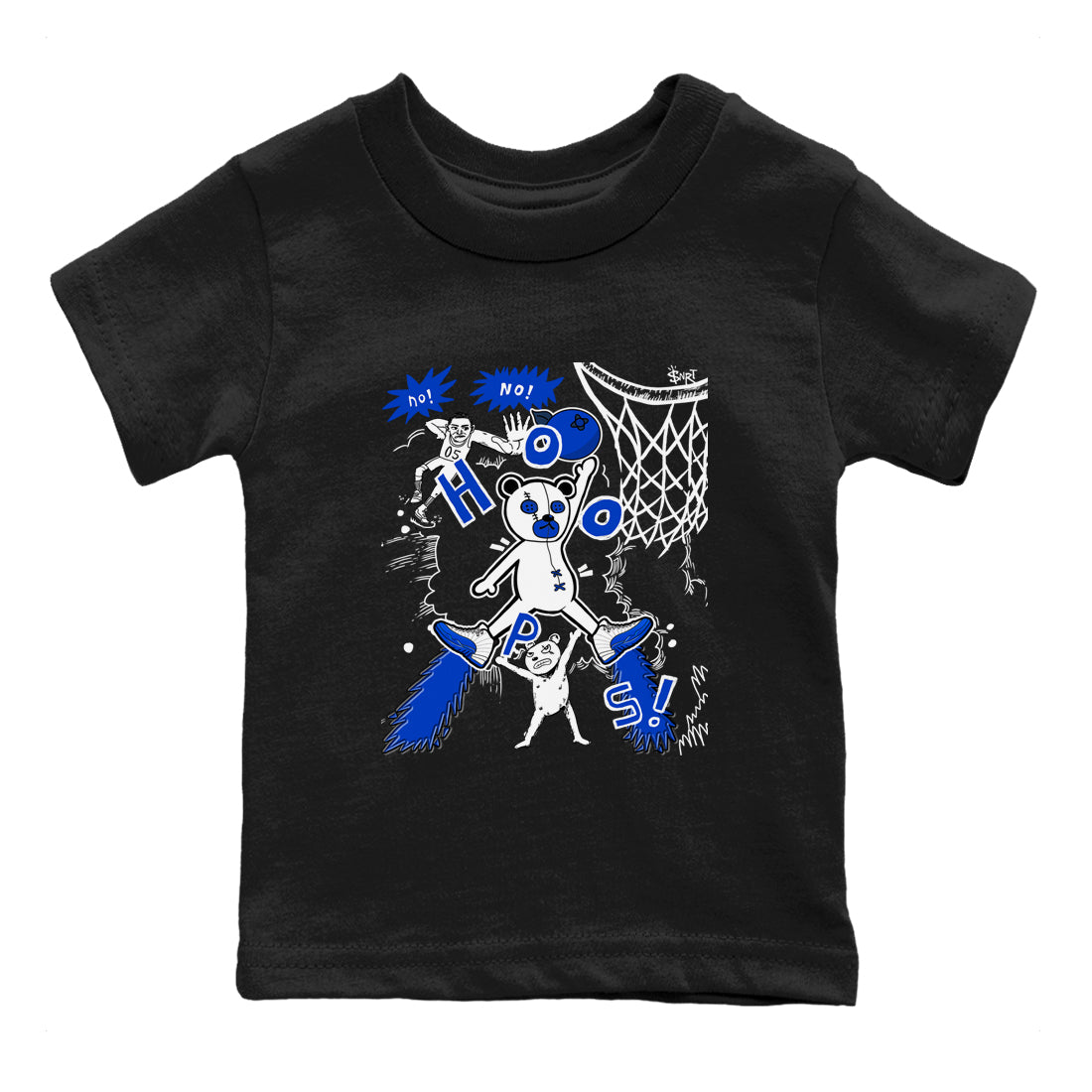 12s Blueberry shirts to match jordans Stop The Bear sneaker match tees Air Jordan 12 Blueberry Drip Gear Zone Youth Baby Black 2 crew neck shirts