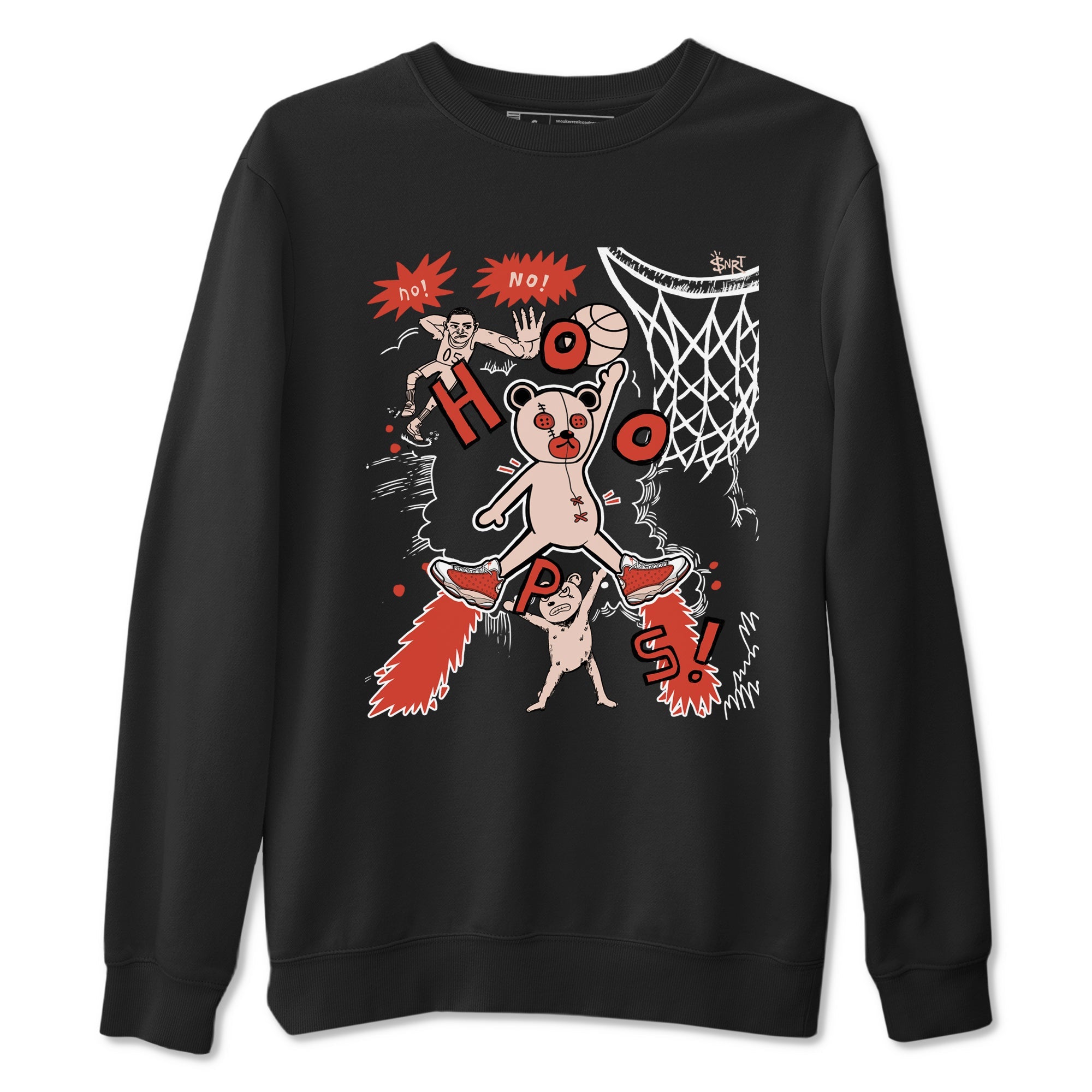 AJ13 Dune Red shirts to match jordans Stop The Bear sneaker match tees Air Jordan 13 Dune Red Drip Gear Zone streetwear brand Black 2 unisex cotton tee