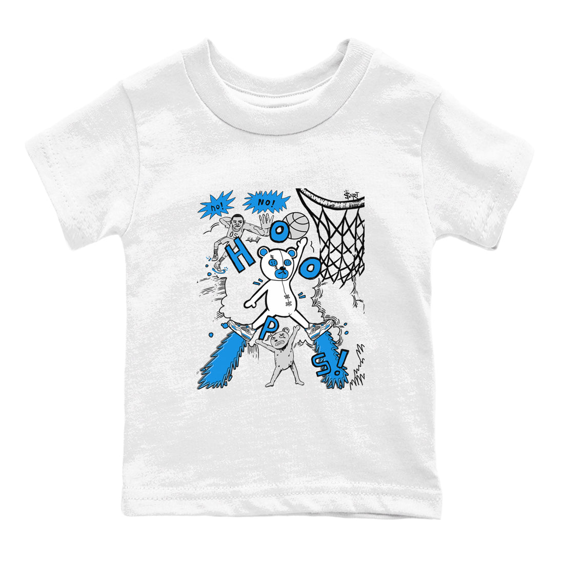 4s Military Blue shirt to match jordans Stop The Bear sneaker tees Air Jordan 4 Military Blue Drip Gear Zone baby toddler White 2 cotton Shirt