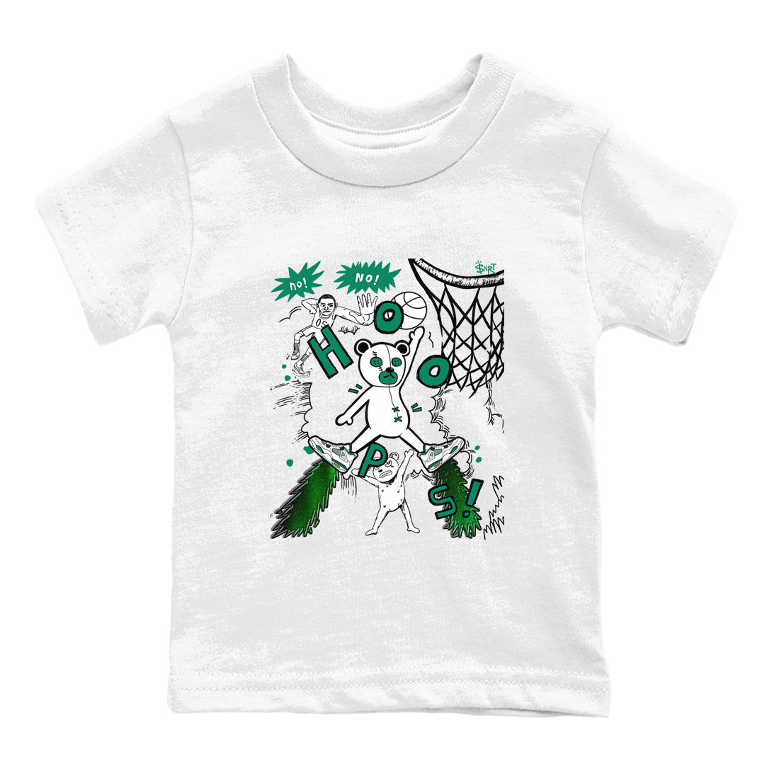 4s Oxidized Green shirts to match jordans Stop The Bear sneaker match tees Air Jordan 4 Oxidized Green Drip Gear Zone streetwear brand Baby and Youth White 2 cotton tee