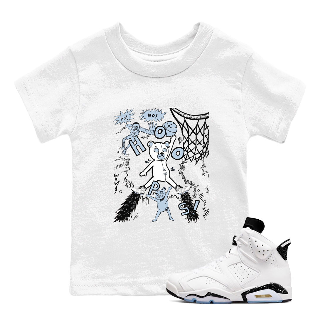 6s Reverse Oreo shirt to match jordans Stop The Bear sneaker tees Air Jordan 6 Reverse Oreo Drip Gear Zone baby toddler White 1 cotton Shirt