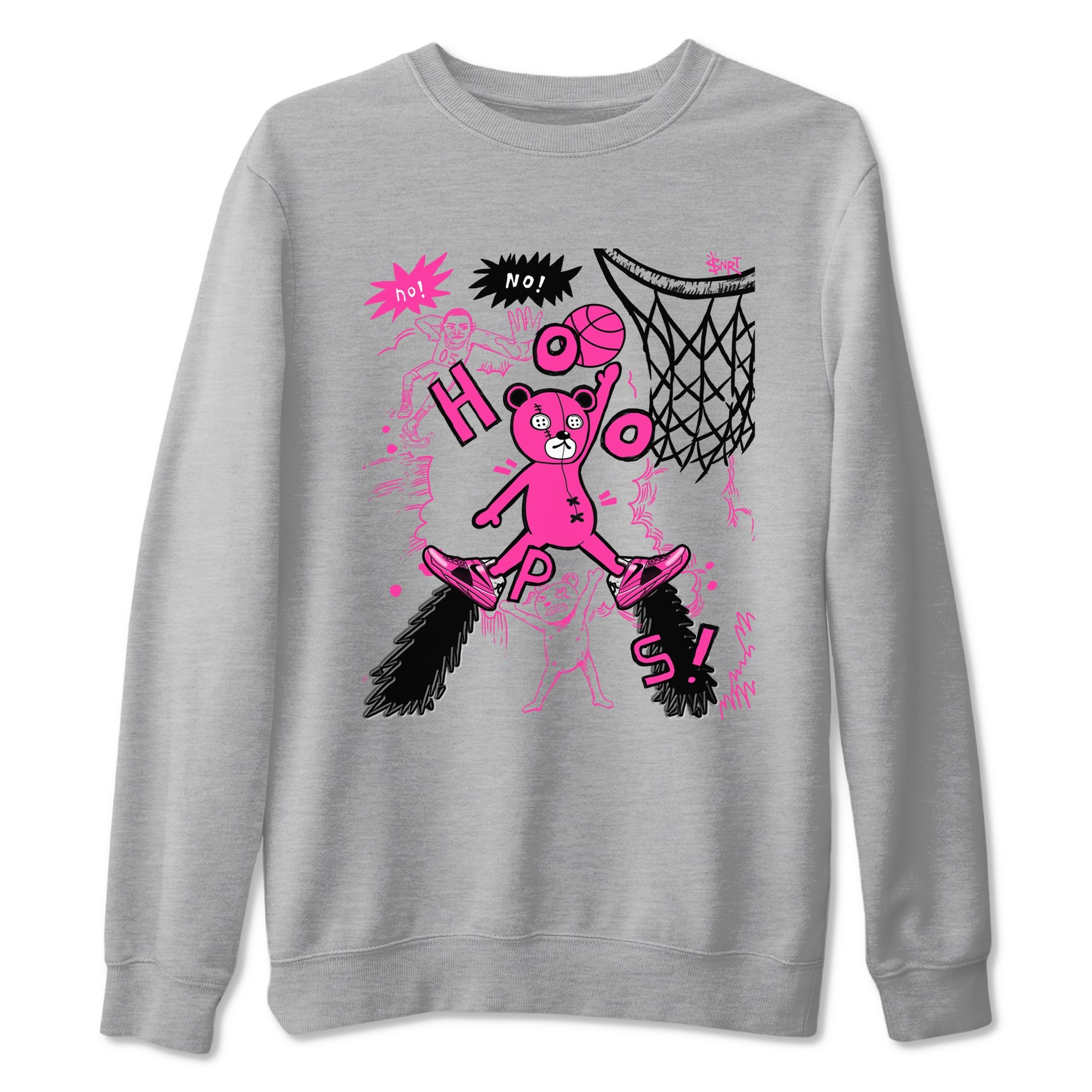 Nike KD 4 Retro Aunt Pearl shirts to match jordans Stop The Bear sneaker match tees Nike KD 4 Aunt Pearl match shoes to clothes Drip Gear Zone unisex cotton Heather Grey 2 shirts