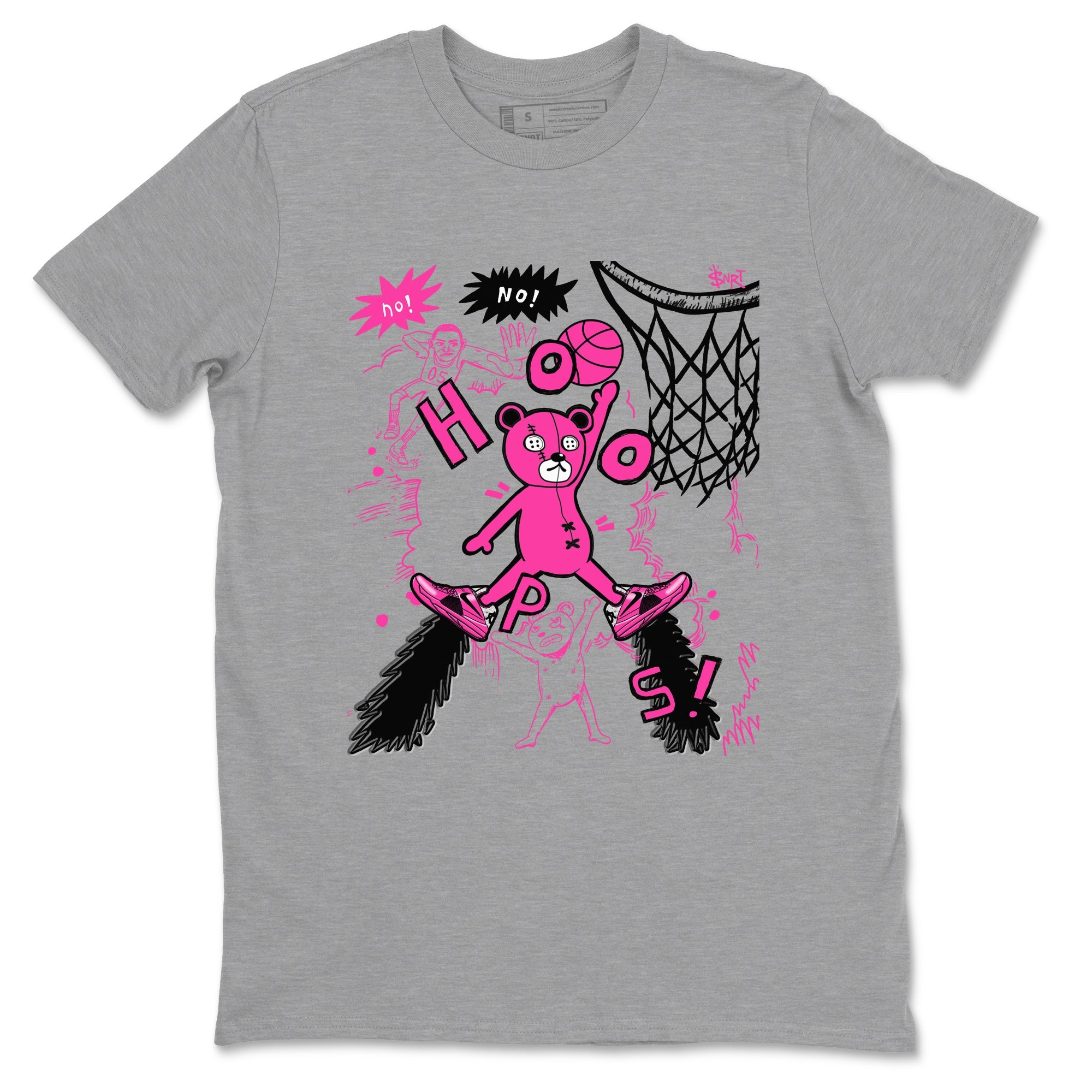 Nike KD 4 Retro Aunt Pearl shirts to match jordans Stop The Bear sneaker match tees Nike KD 4 Aunt Pearl match shoes to clothes Drip Gear Zone unisex cotton Heather Grey 2 shirts