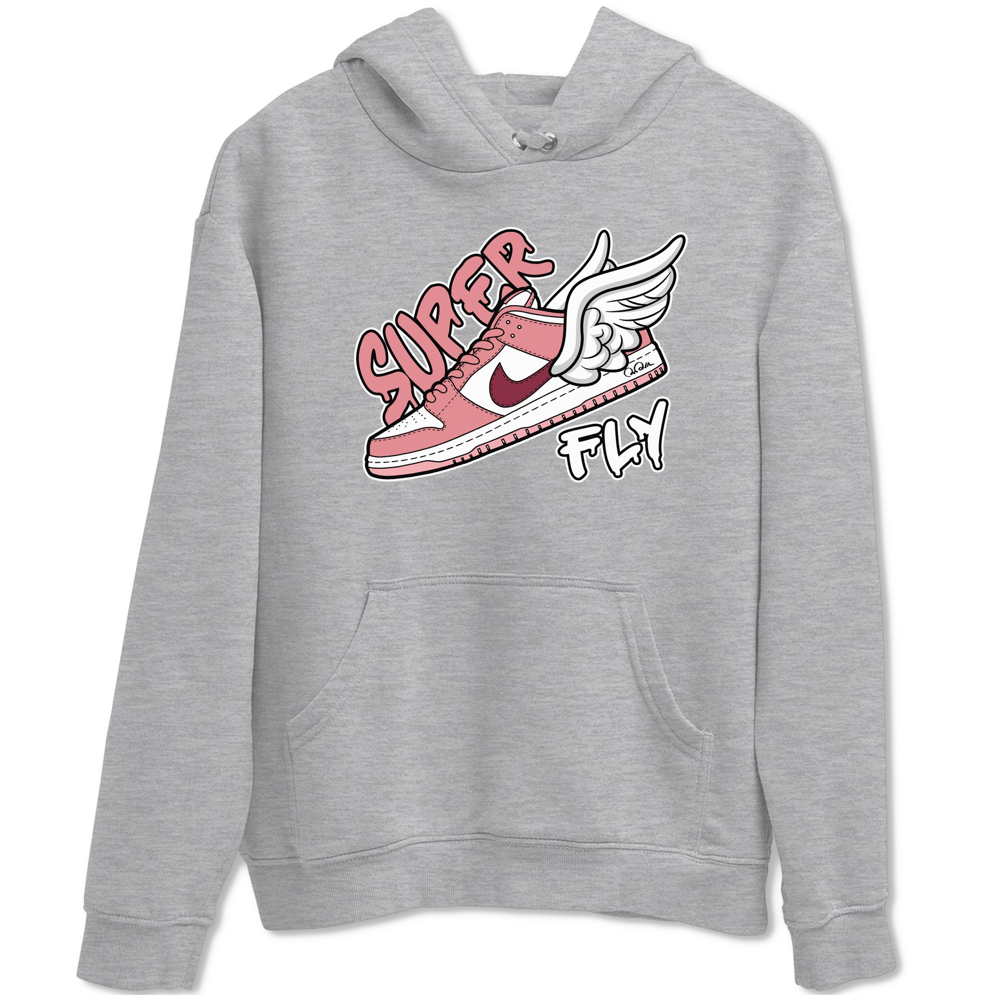 Dunk Valentines Day 2024 shirt to match jordans Super Fly sneaker tees Dunk Happy Valentines Day 2024 Drip Gear Zone Unisex Heather Grey 2 T-Shirt