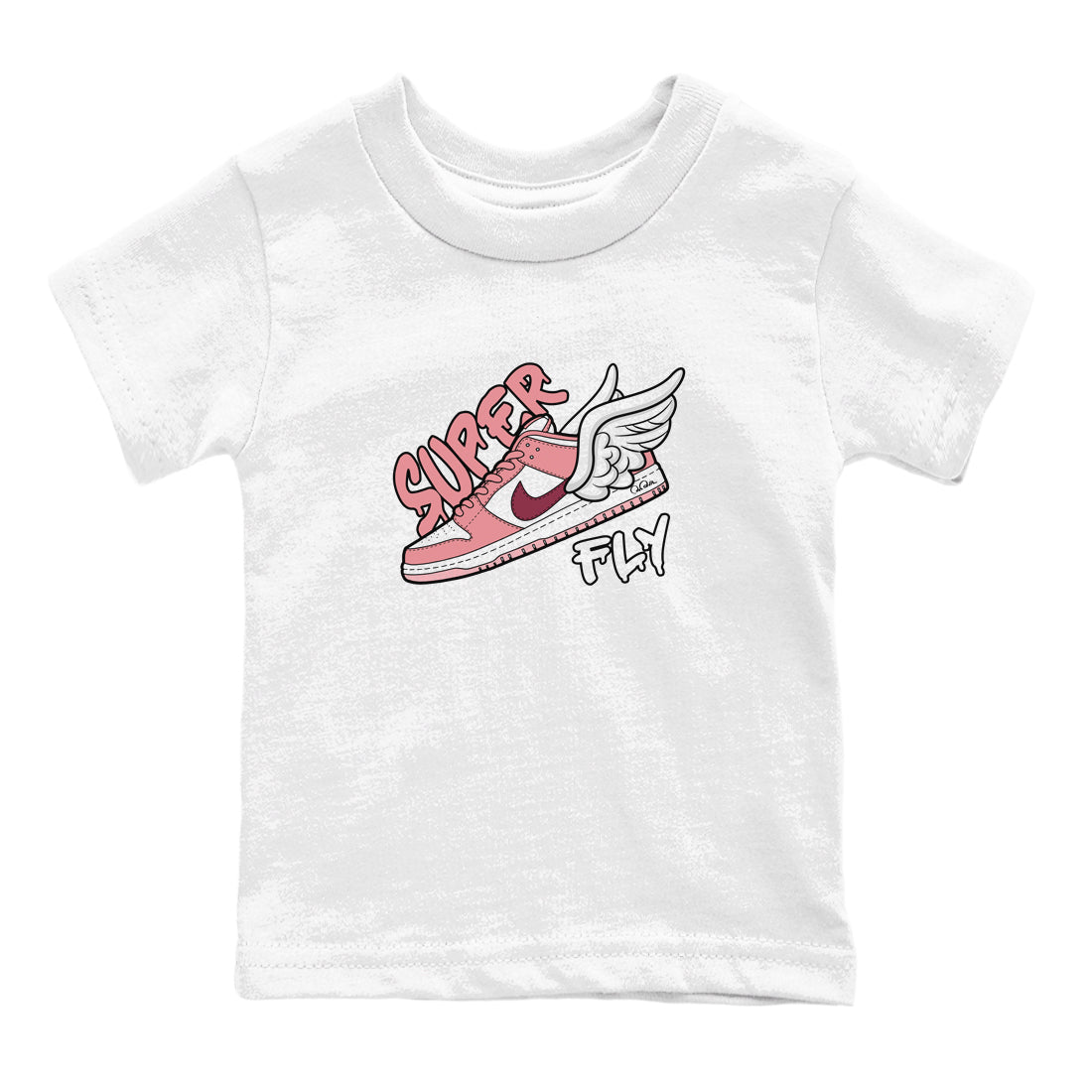 Dunk Valentines Day 2024 shirt to match jordans Super Fly sneaker tees Dunk Happy Valentines Day 2024 Drip Gear Zone Baby Toddler White 2 T-Shirt
