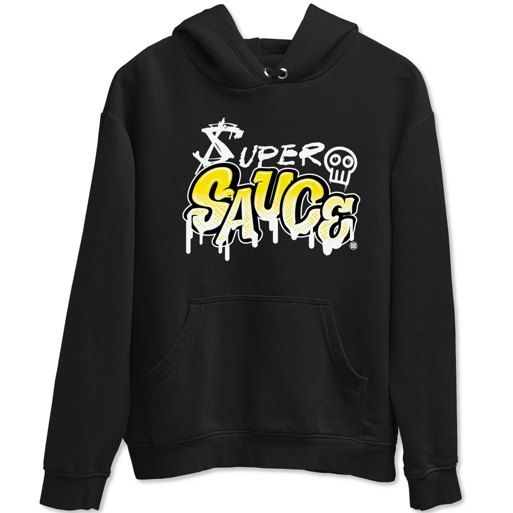 4s Vivid Sulfur shirt to match jordans Super Sauce sneaker tees Air Jordan 4 Vivid Sulfur Drip Gear Zone unisex cotton Black 2 crew neck shirt