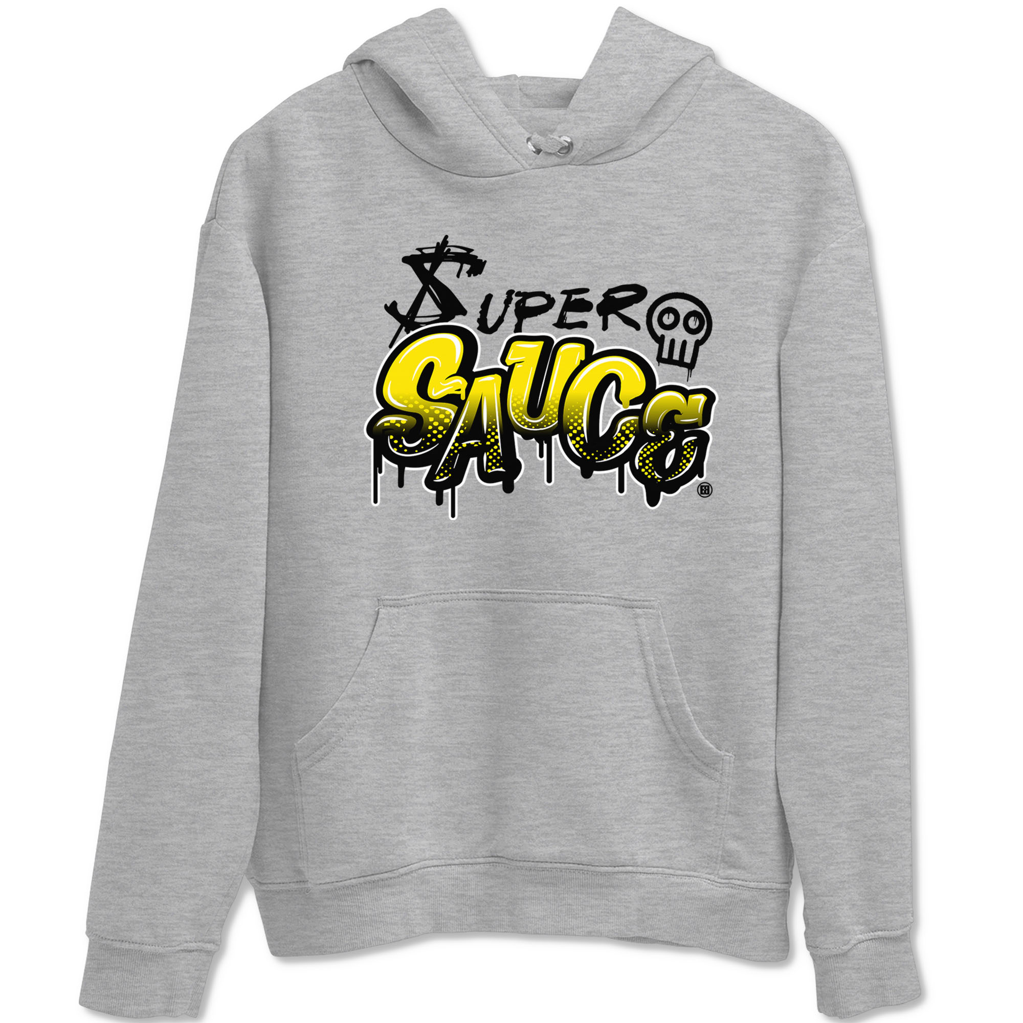 4s Vivid Sulfur shirt to match jordans Super Sauce sneaker tees Air Jordan 4 Vivid Sulfur Drip Gear Zone unisex cotton Heather Grey 2 crew neck shirt
