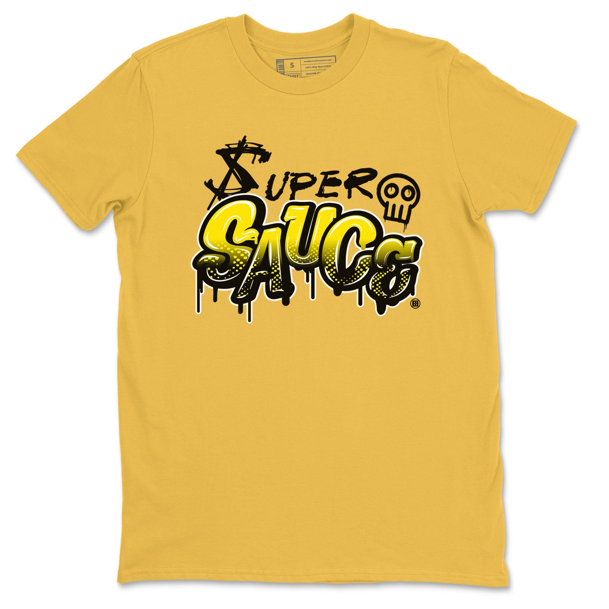 4s Vivid Sulfur shirt to match jordans Super Sauce sneaker tees Air Jordan 4 Vivid Sulfur Drip Gear Zone unisex cotton Daisy 2 crew neck shirt