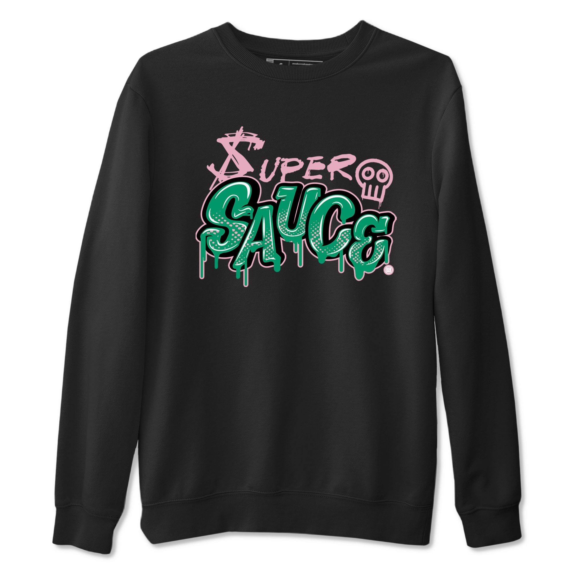 Dunk Low Medium Soft Pink Malachite shirt to match jordans Super Sauce sneaker tees Dunks Medium Soft Pink Malachite Streetwear Brand Drip Gear Zone unisex cotton Black 2 crew neck shirt
