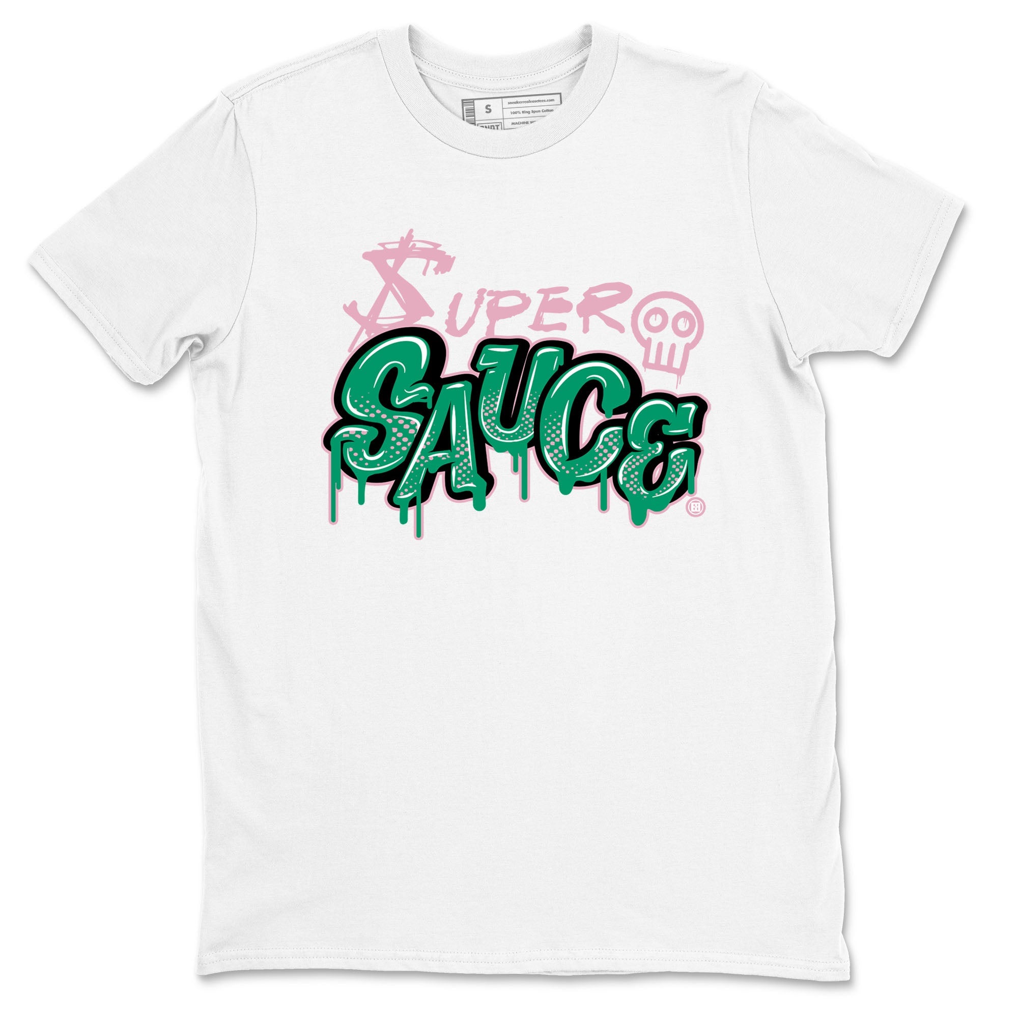 Dunk Low Medium Soft Pink Malachite shirt to match jordans Super Sauce sneaker tees Dunks Medium Soft Pink Malachite Streetwear Brand Drip Gear Zone unisex cotton White 2 crew neck shirt