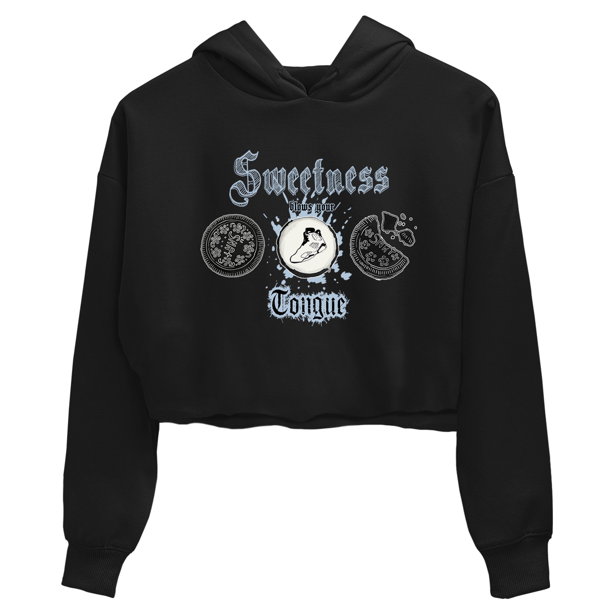 Air Jordan 6 White Black shirts to match jordans Sweetness Blows Your Tongue sneaker match tees Air Jordan 6 White Black Drip Gear Zone Black 2 crop length shirt