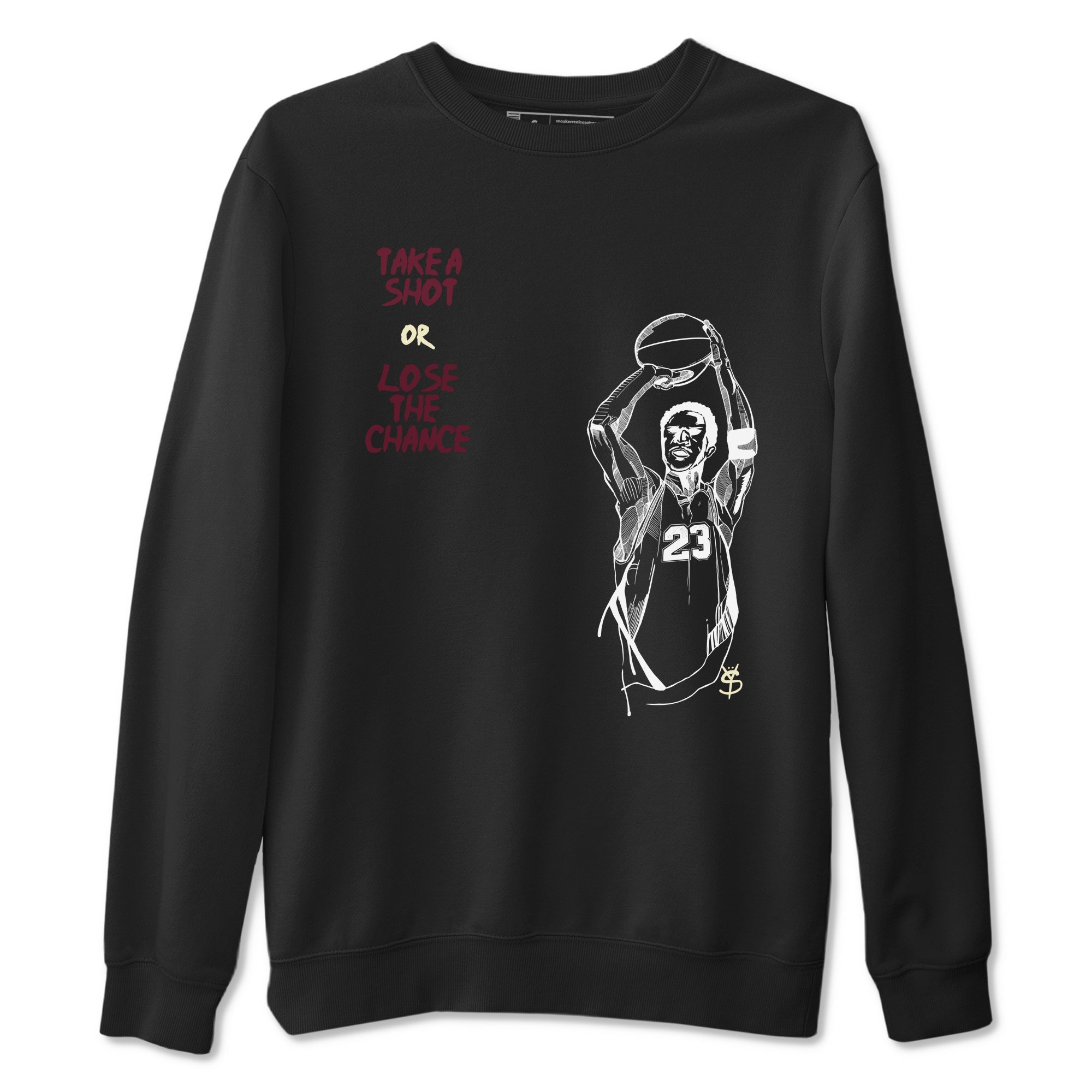 3s A Ma Maniere x Burgundy Crush shirts to match jordans Take A Shot sneaker match tees A Ma Maniére Air Jordan 3 Burgundy Crush Drip Gear Zone unisex cotton Black 2 crew neck shirts