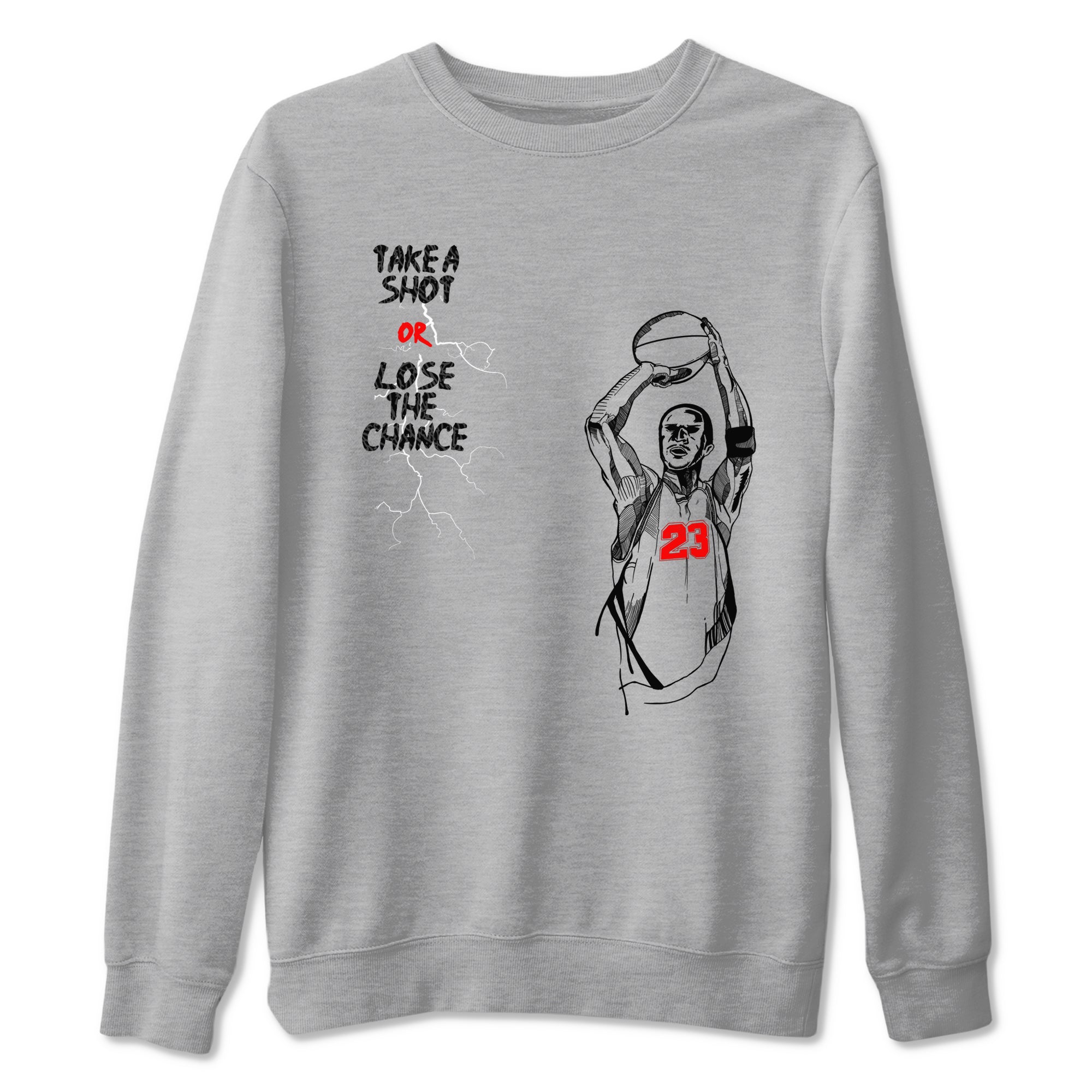 3s Black Cement shirts to match jordans Take A Shot sneaker match tees Air Jordan 3 Black Cement match shoes to clothes Drip Gear Zone unisex cotton Heather Grey 2 shirts