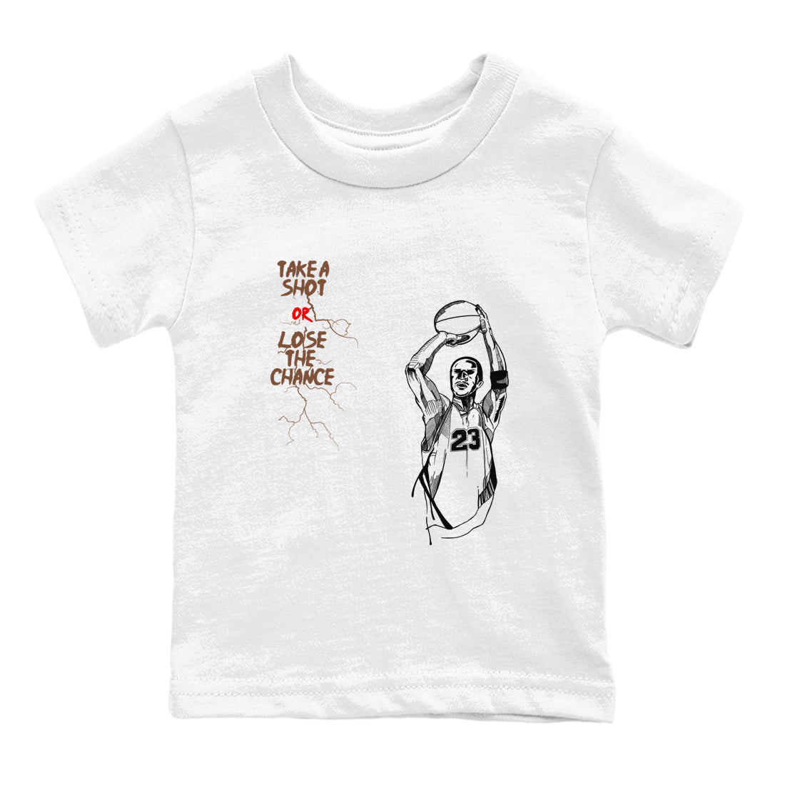 9s Olive shirts to match jordans Take A Shot sneaker match tees Air Jordan 9 Olive match shoes to clothes Drip Gear Zone Youth Baby White 2 tee