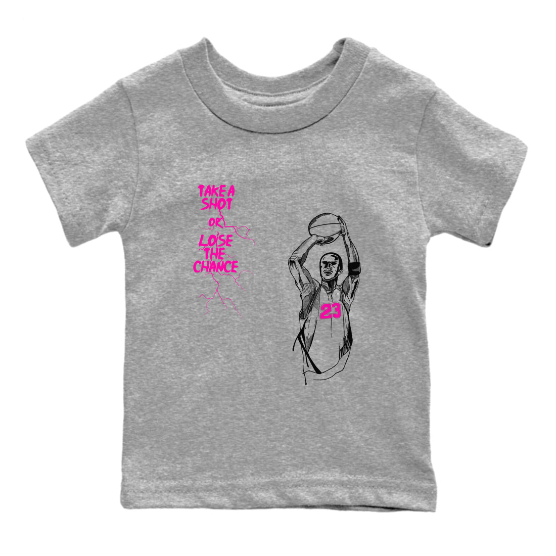 Nike KD 4 Retro Aunt Pearl shirts to match jordans Take A Shot sneaker match tees Nike KD 4 Aunt Pearl match shoes to clothes Drip Gear Zone Youth Baby Heather Grey 2 tee