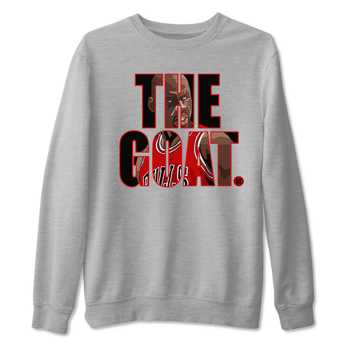 1s Black Toe Reimagined shirts to match jordans The Goat sneaker match tees Air Jordan 1 Black Toe Reimagined match shoes to clothes Drip Gear Zone unisex cotton Heather Grey 2 shirts