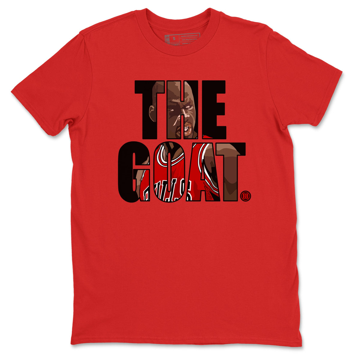 1s Black Toe Reimagined shirts to match jordans The Goat sneaker match tees Air Jordan 1 Black Toe Reimagined match shoes to clothes Drip Gear Zone unisex cotton Red 2 shirts