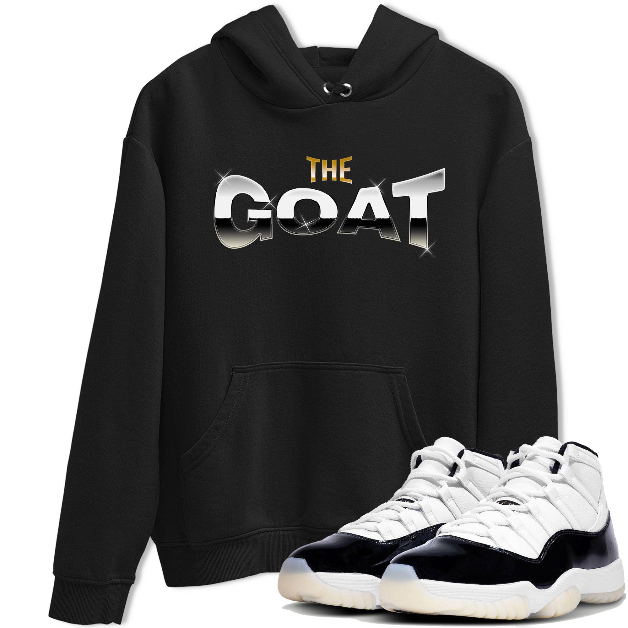 Air Jordan 11 Gratitude shirt to match jordans The Goat sneaker tees AJ11 Gratitude Drip Gear Zone Unisex Black 1 T-Shirt