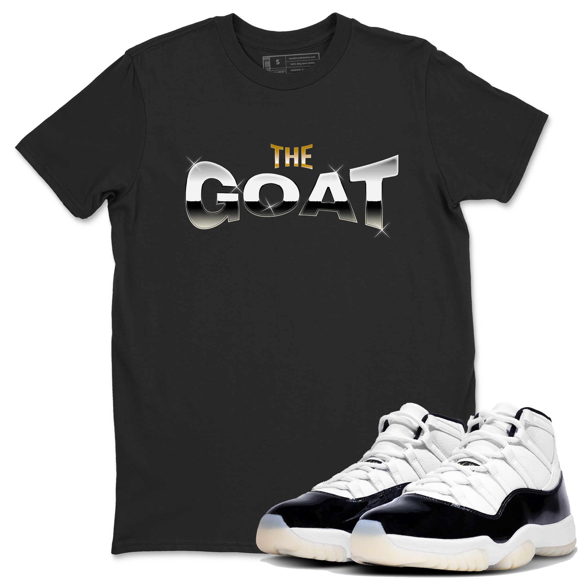 Air Jordan 11 Gratitude shirt to match jordans The Goat sneaker tees AJ11 Gratitude Drip Gear Zone Unisex Black 1 T-Shirt
