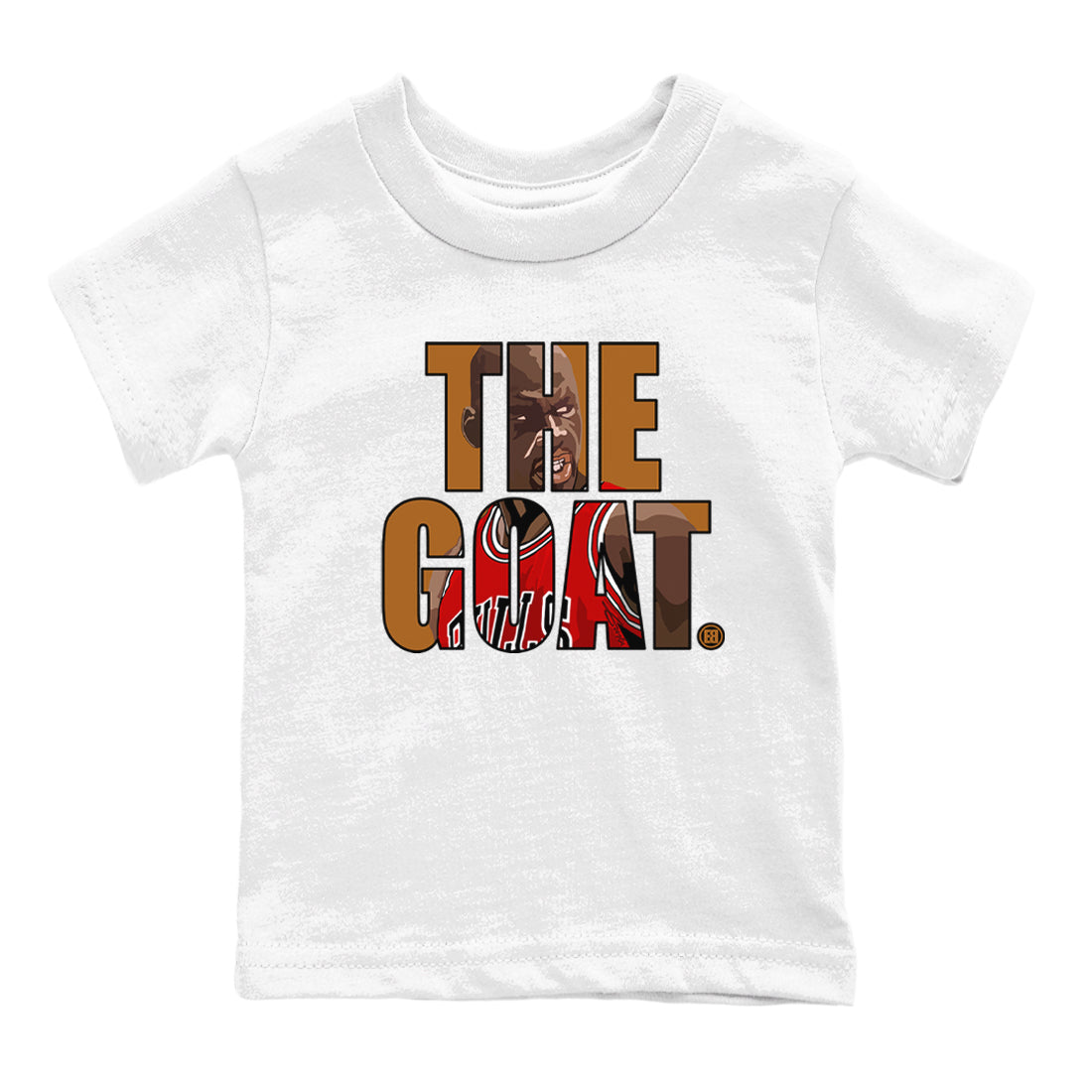 5s Archaeo Brown shirts to match jordans The Goat sneaker match tees Air Jordan 5 Archaeo Brown match shoes to clothes Drip Gear Zone Youth Baby White 2 tee