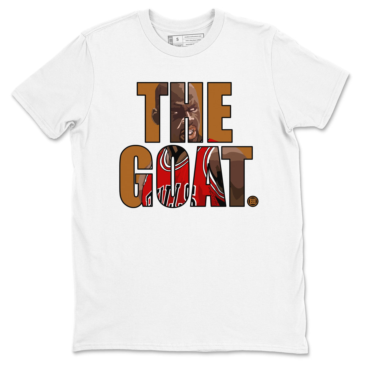 5s Archaeo Brown shirts to match jordans The Goat sneaker match tees Air Jordan 5 Archaeo Brown match shoes to clothes Drip Gear Zone unisex cotton White 2 shirts
