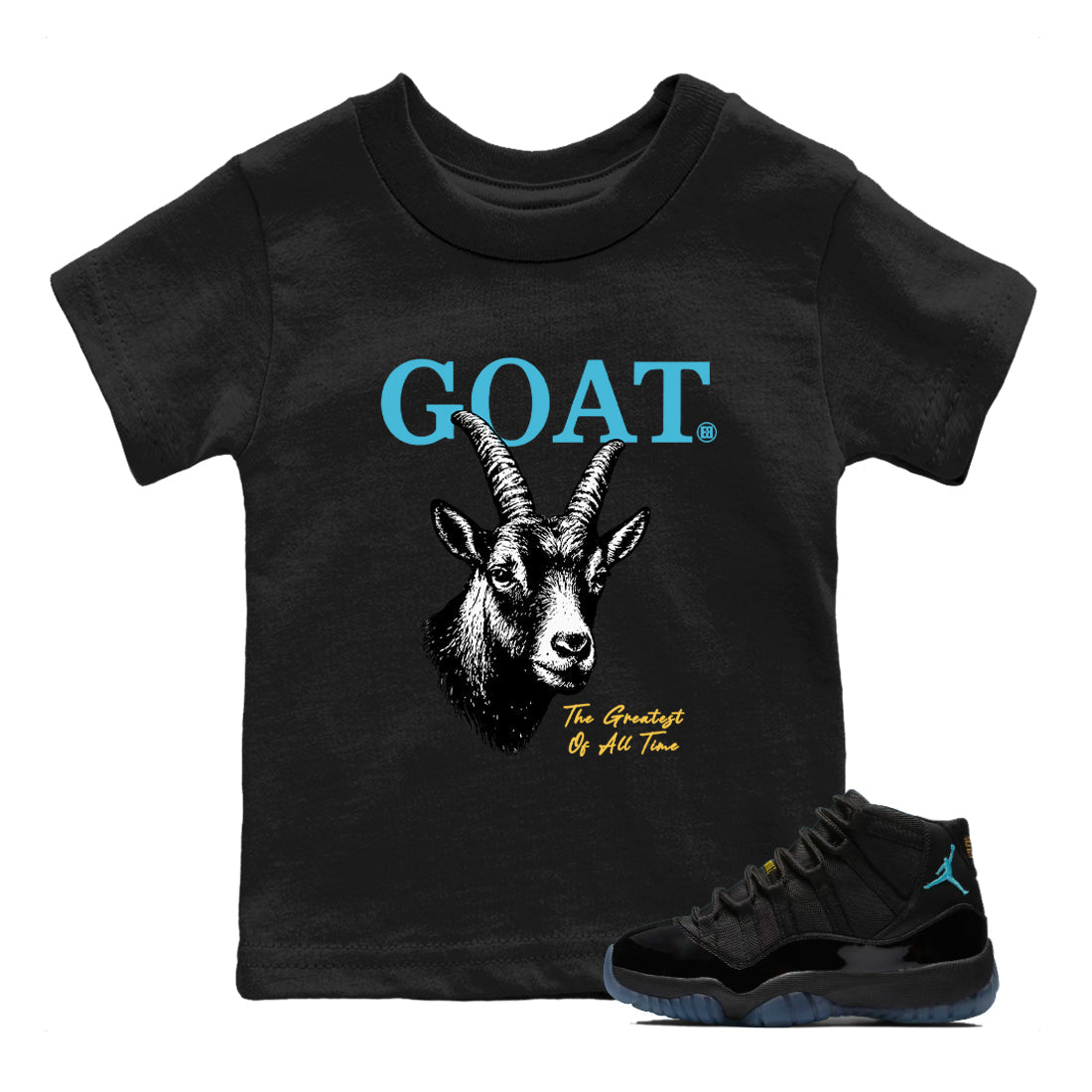 Sneaker Threads  Sneaker Tees To Match Air Jordan 11 Retro Gamma  The Greatest Of All Time Youth Graphic Tee Black 1. Perfect for Jordan releases 2025 colorways.