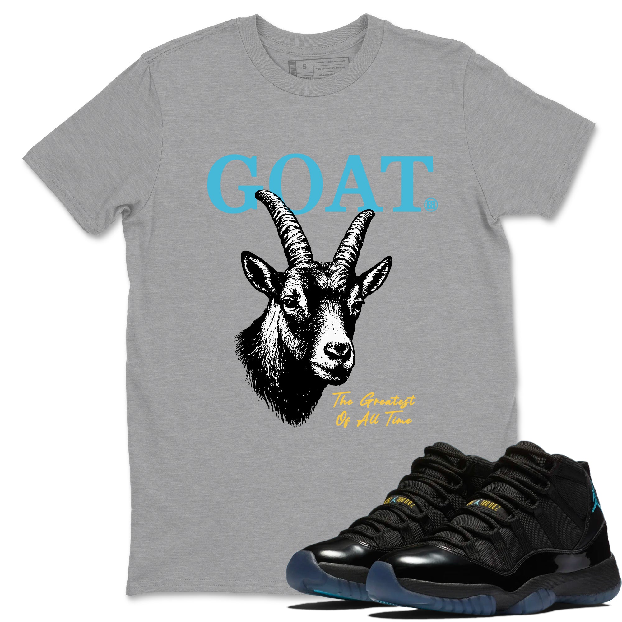 Sneaker Threads  Sneaker Tees To Match Air Jordan 11 Retro Gamma  The Greatest Of All Time Graphic Tee Heather Grey 1. Perfect for Jordan releases 2025 colorways.