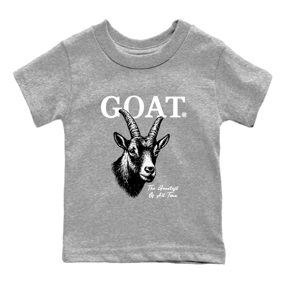 Sneaker match tees  Sneaker Tees To Match Air Jordan 11 Grand Finale Shoes  The Greatest Of All Time Kids T-Shirt Heather Grey 2