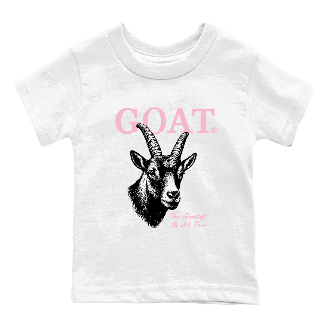 Sneaker Threads Sneaker Tees To Match Air Jordan 5 Medium Soft Pink Shoes The Greatest Of All Time Kids T-Shirt White 2