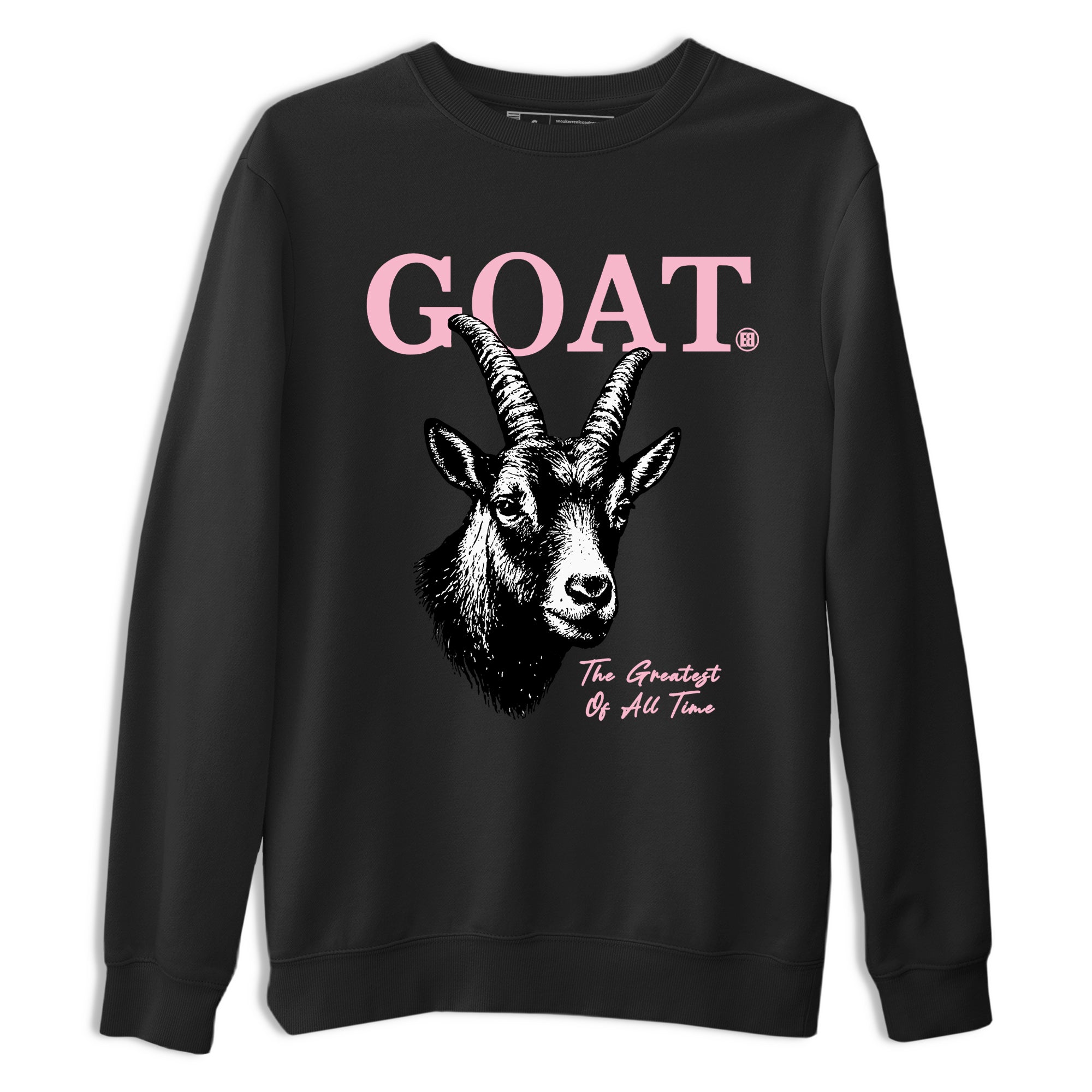 Sneaker Threads Sneaker Tees To Match Air Jordan 5 Medium Soft Pink Shoes The Greatest Of All Time Tee Black 2