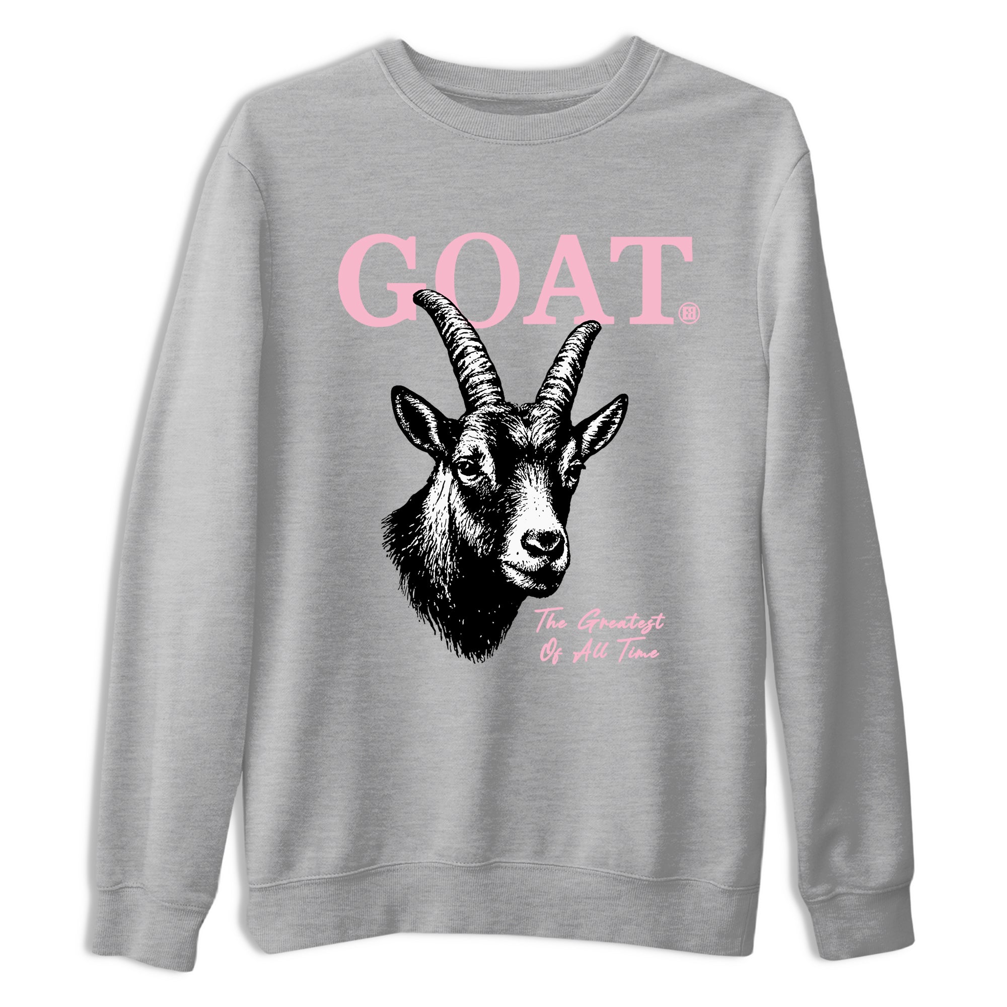 Sneaker Threads Sneaker Tees To Match Air Jordan 5 Medium Soft Pink Shoes The Greatest Of All Time Tee Heather Grey 2