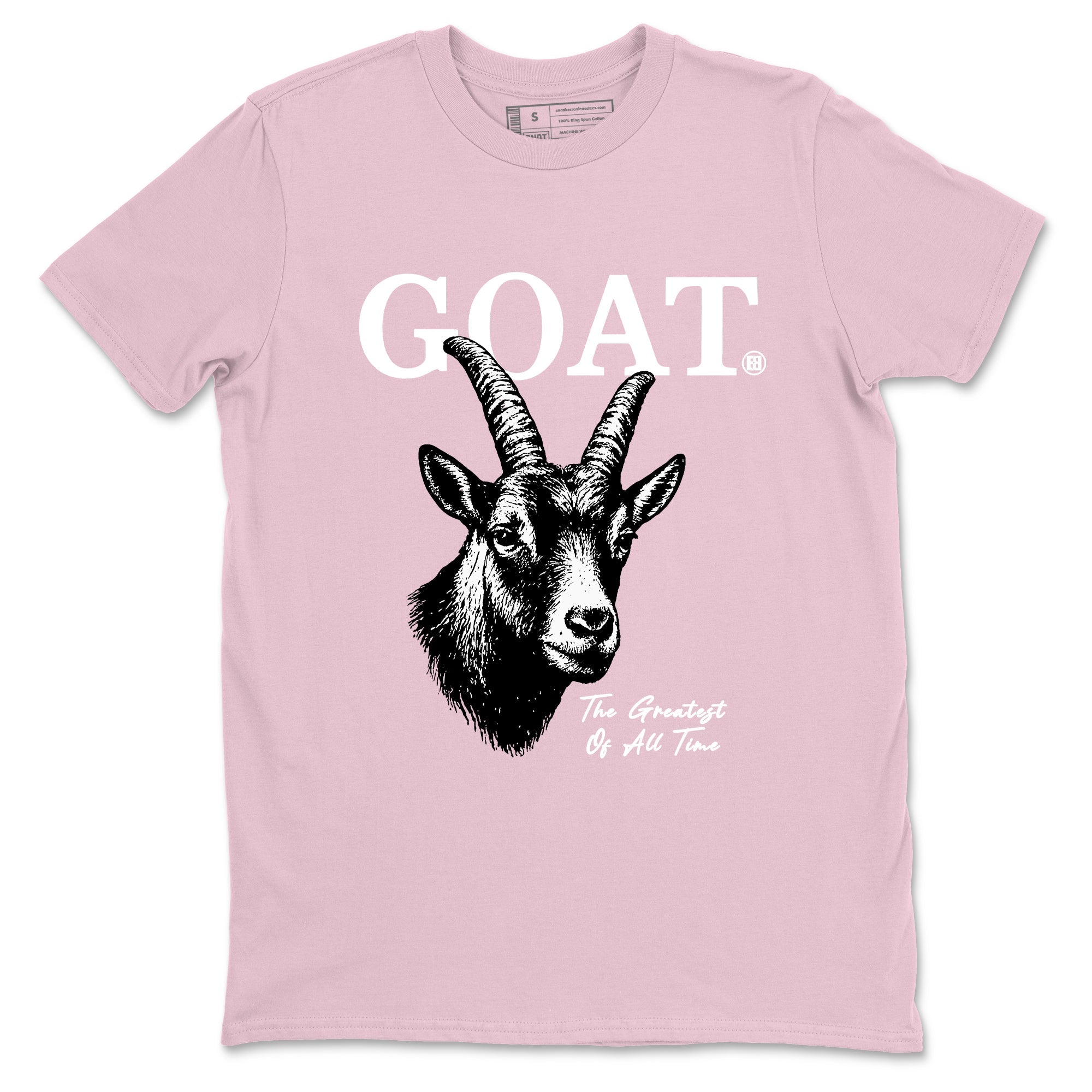 Sneaker Threads Sneaker Tees To Match Air Jordan 5 Medium Soft Pink Shoes The Greatest Of All Time Tee Pink 2
