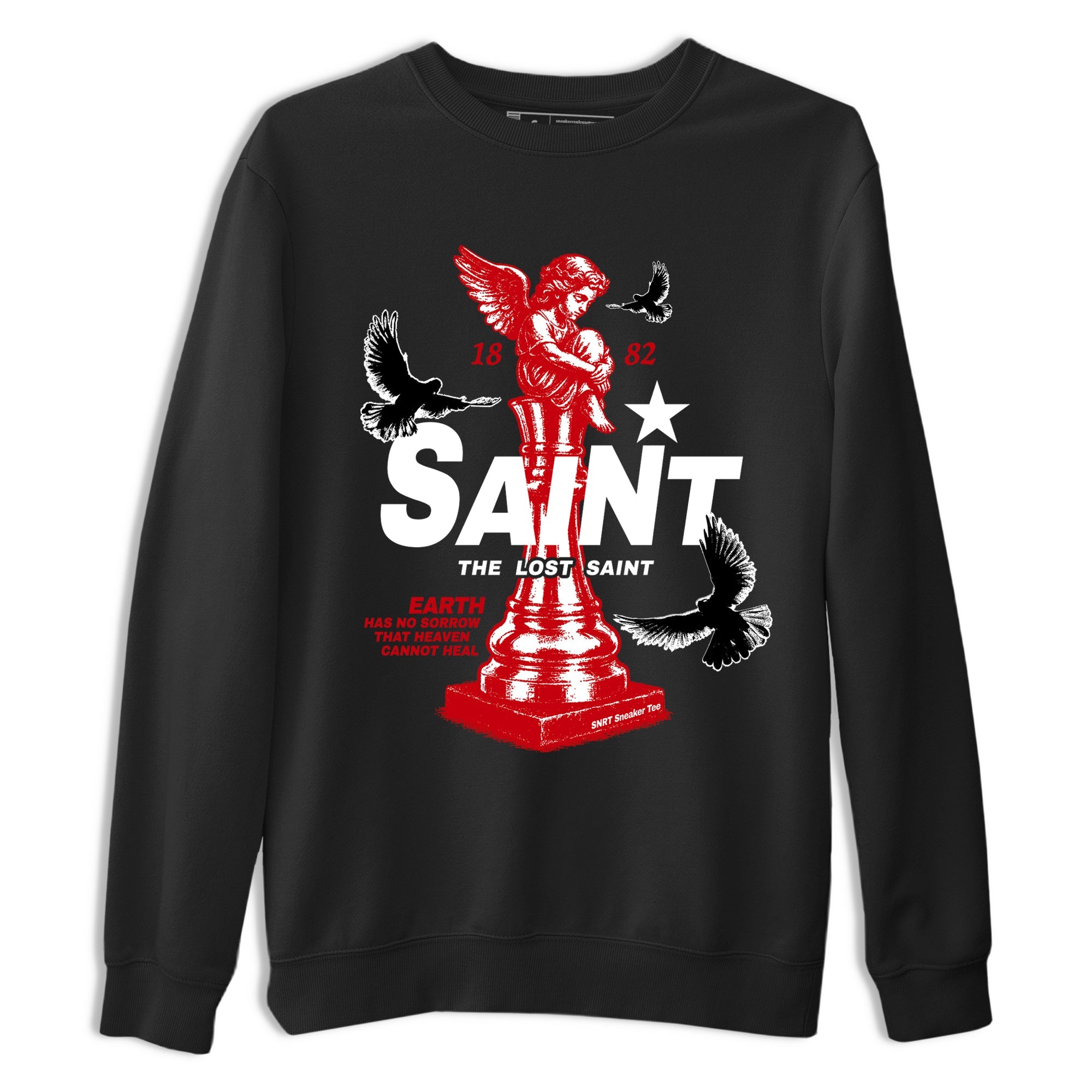 5s Fire Red Sneaker match tees  Sneaker Tees To Match Jordan 5 Retro Fire Red Sneakers  The Lost Saint Graphic Tee Black 2