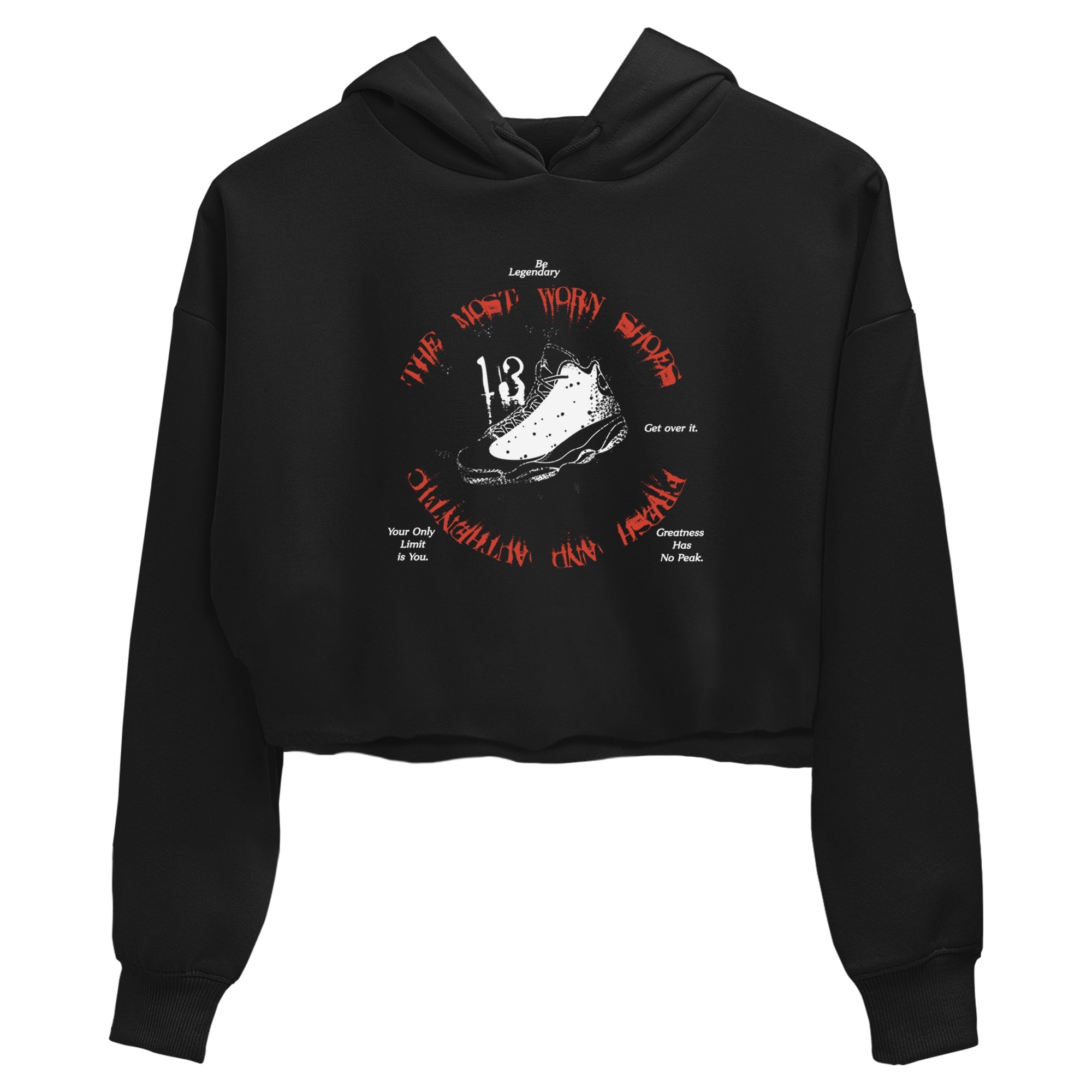 13s Dune Red shirts to match jordans The Most Worn Shoes sneaker match tees Air Jordan 13 Dune Red Drip Gear Zone streetwear brand Black 2 crop tee