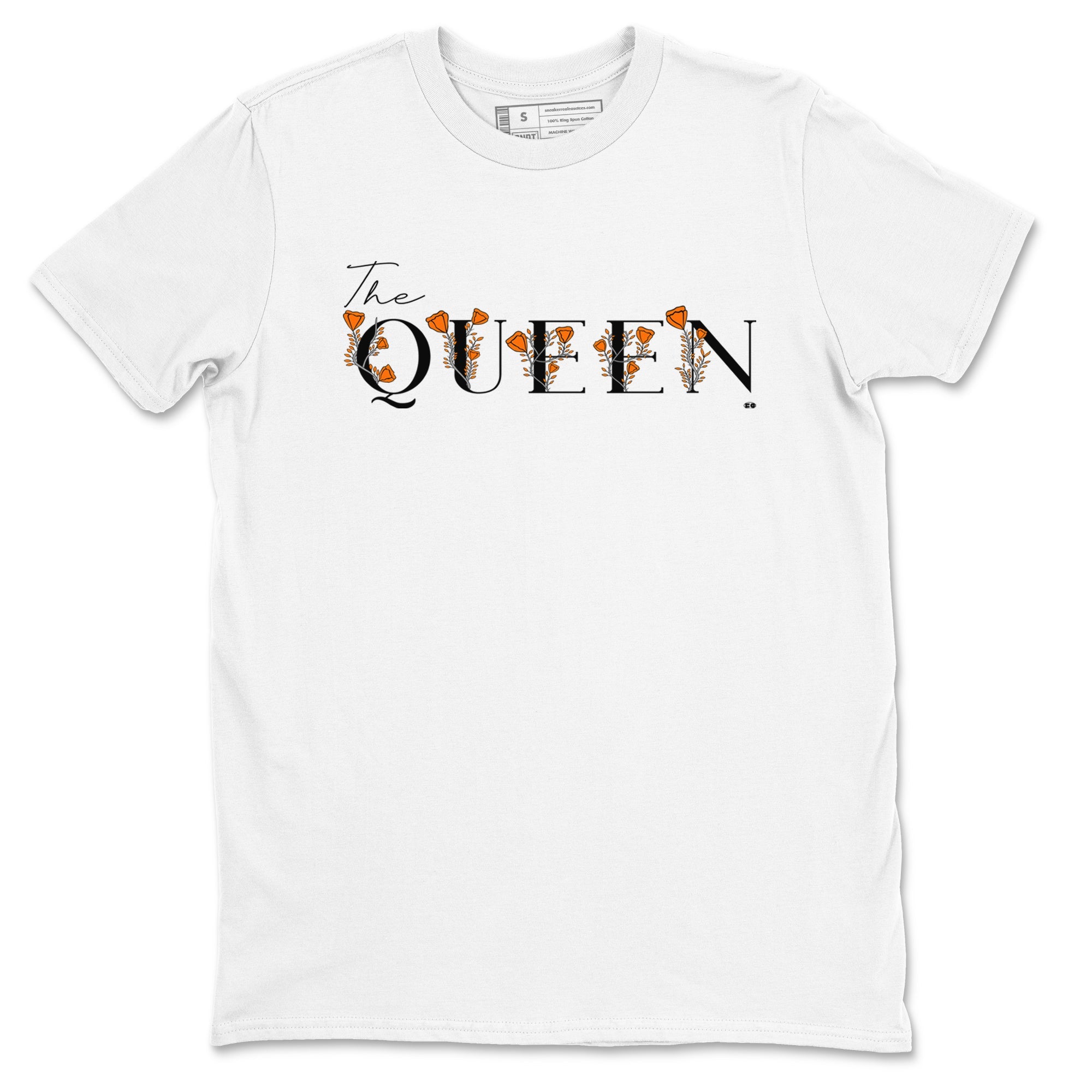 3s Georgia Peach shirt to match jordans The Queen sneaker tees Air Jordan 3 Georgia Peach Drip Gear Zone unisex cotton White 2 crew neck shirt