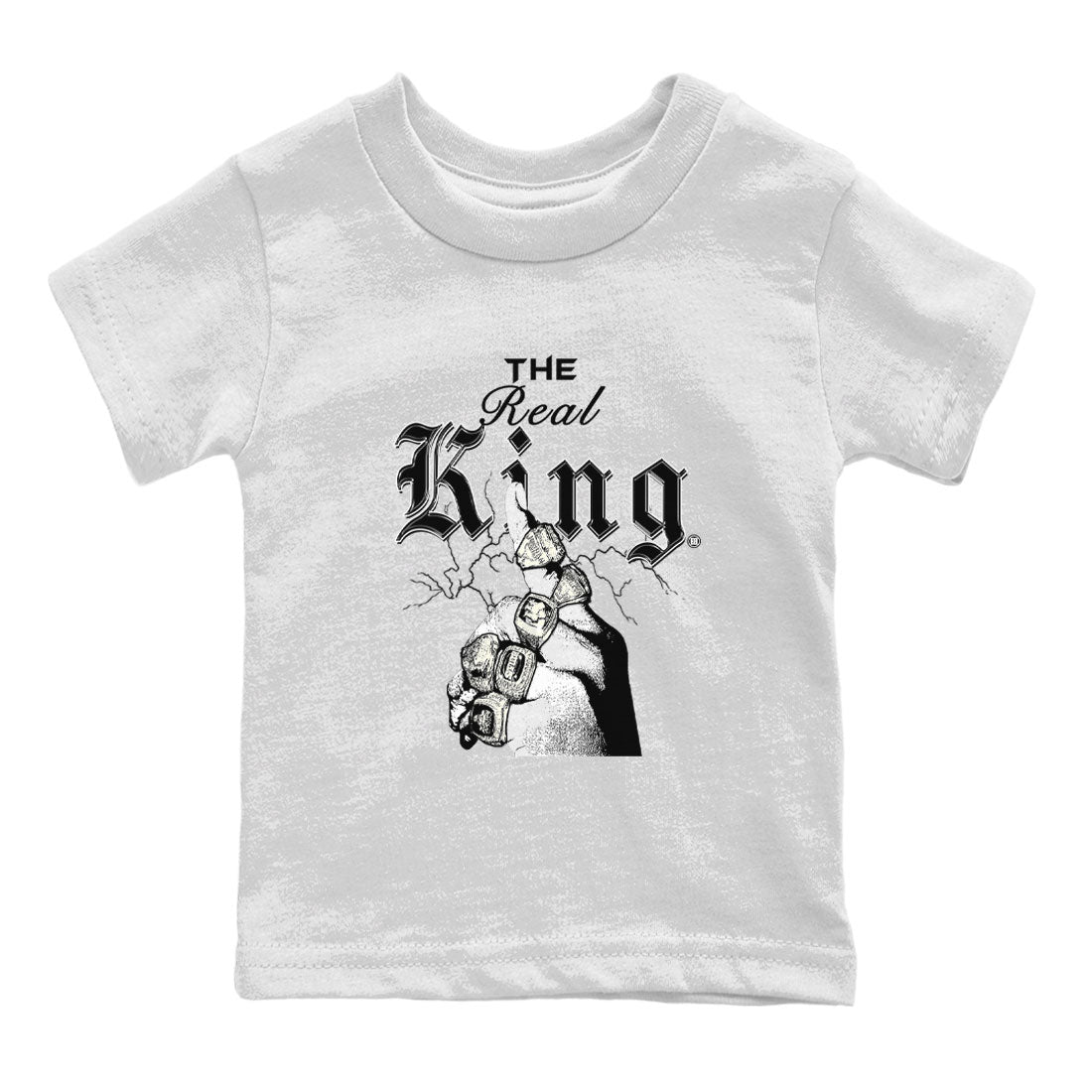 11s Gratitude shirt to match jordans The Real King sneaker tees Air Jordan 11 Gratitude Drip Gear Zone Baby Toddler White 2 T-Shirt