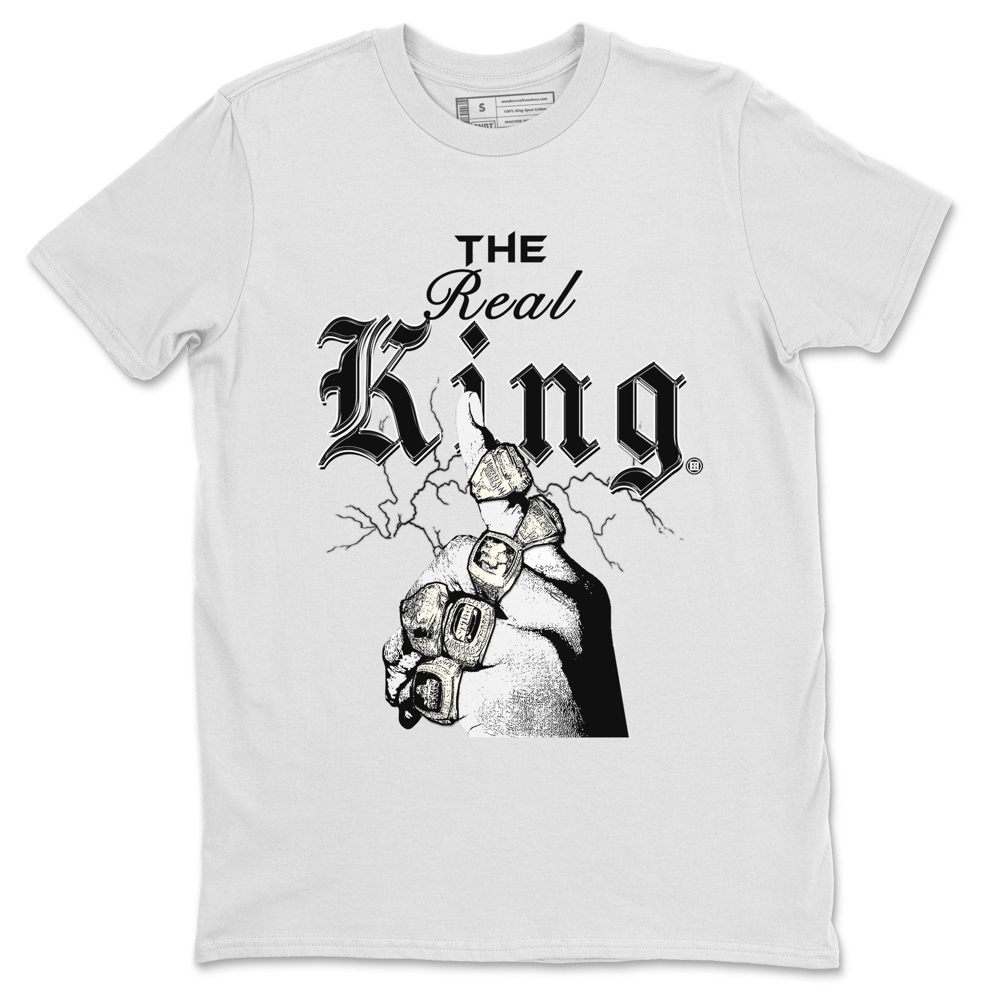 11s Gratitude shirt to match jordans The Real King sneaker tees Air Jordan 11 Retro Gratitude Drip Gear Zone Streetwear Casual Fit White 2 T-Shirt