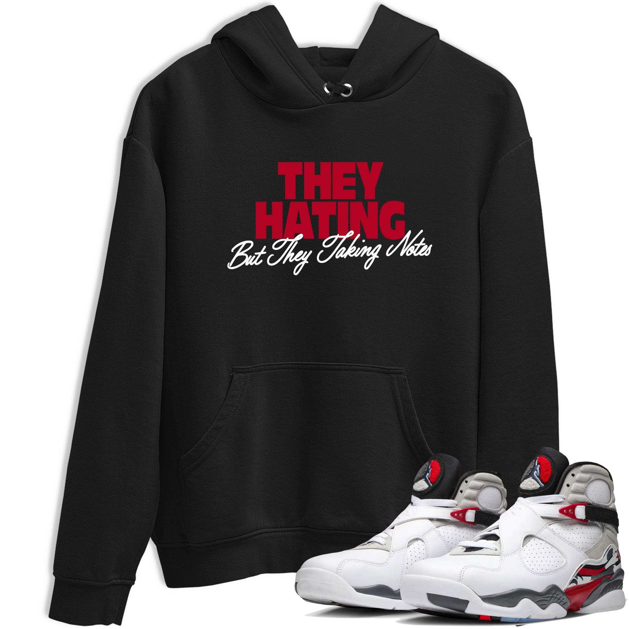 Sneaker Threads  Sneaker Tees To Match Air Jordan 8 Bunny  They Hating But Taking Notes Graphic Tee Black 1. Perfect for Jordan releases 2025 colorways.