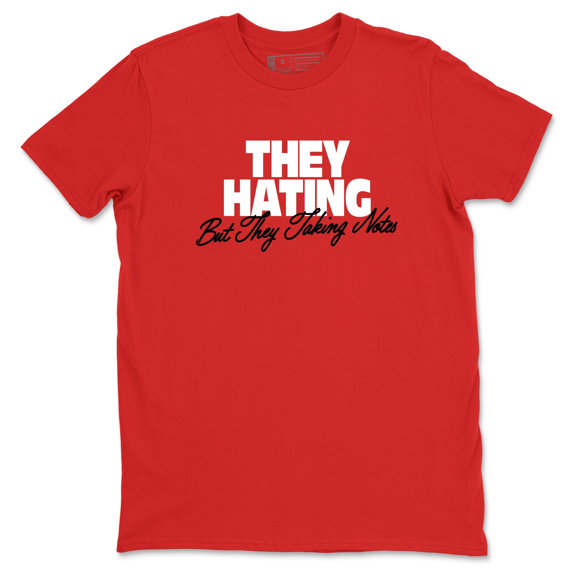 Sneaker Threads  Sneaker Tees To Match Air Jordan 8 Bunny  They Hating But Taking Notes Graphic Tee Red 2. Perfect for Jordan releases 2025 colorways.