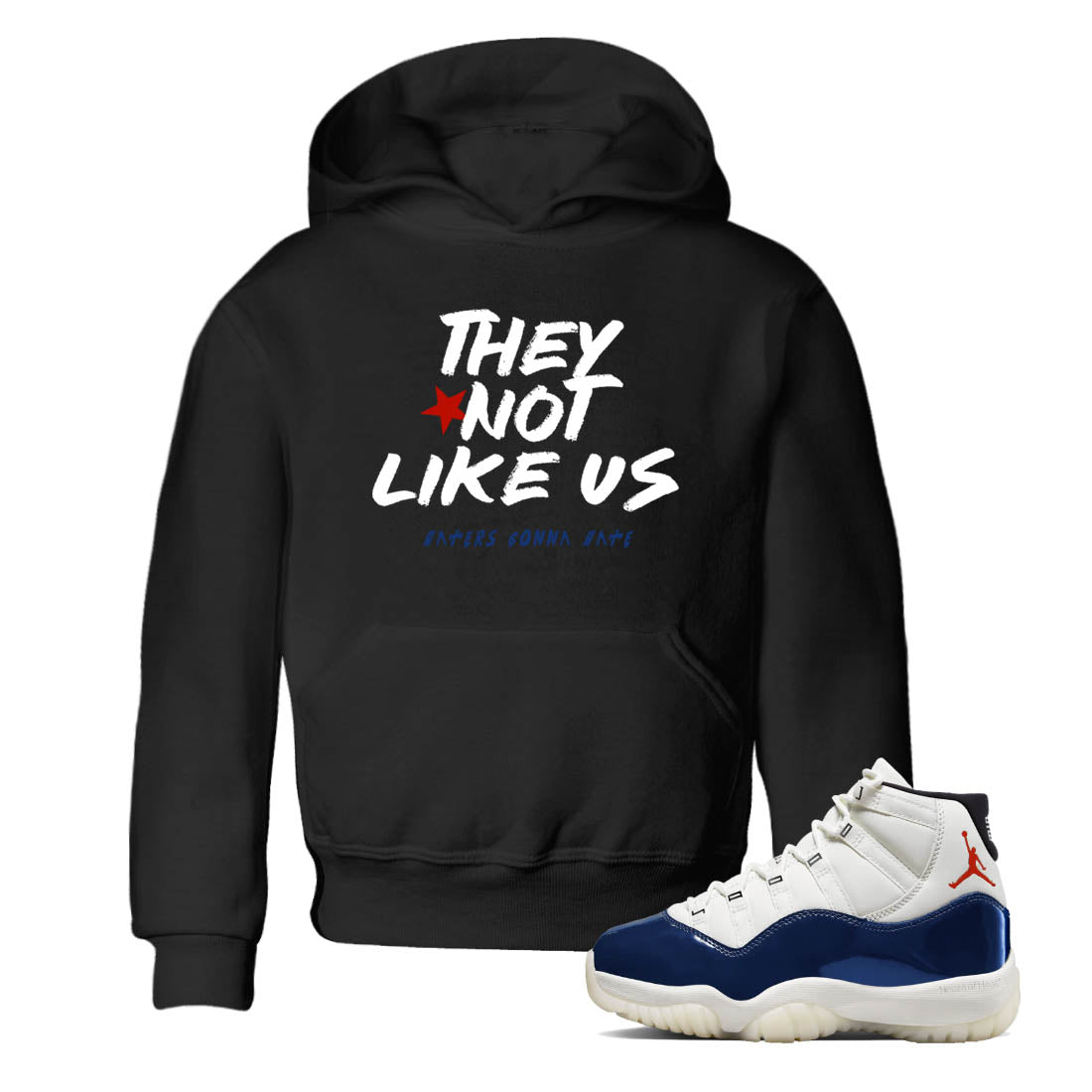 Sneaker Threads  Sneaker Tees To Match Air Jordan 11 Rare Air  They Not Like Us Youth Graphic Tee Black 1. Perfect for Jordan releases 2025 colorways.
