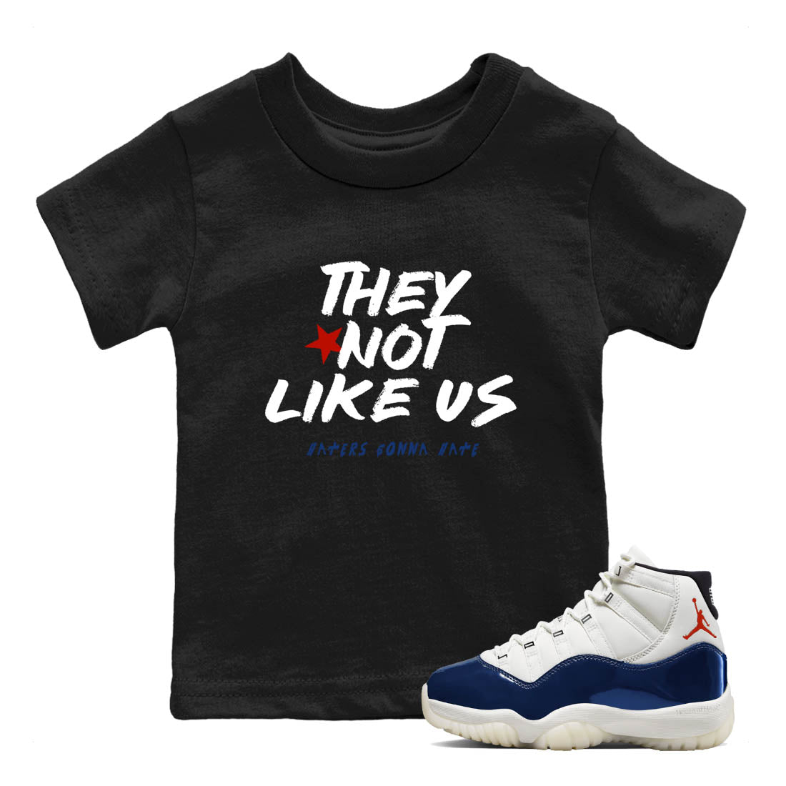 Sneaker Threads  Sneaker Tees To Match Air Jordan 11 Rare Air  They Not Like Us Youth Graphic Tee Black 1. Perfect for Jordan releases 2025 colorways.