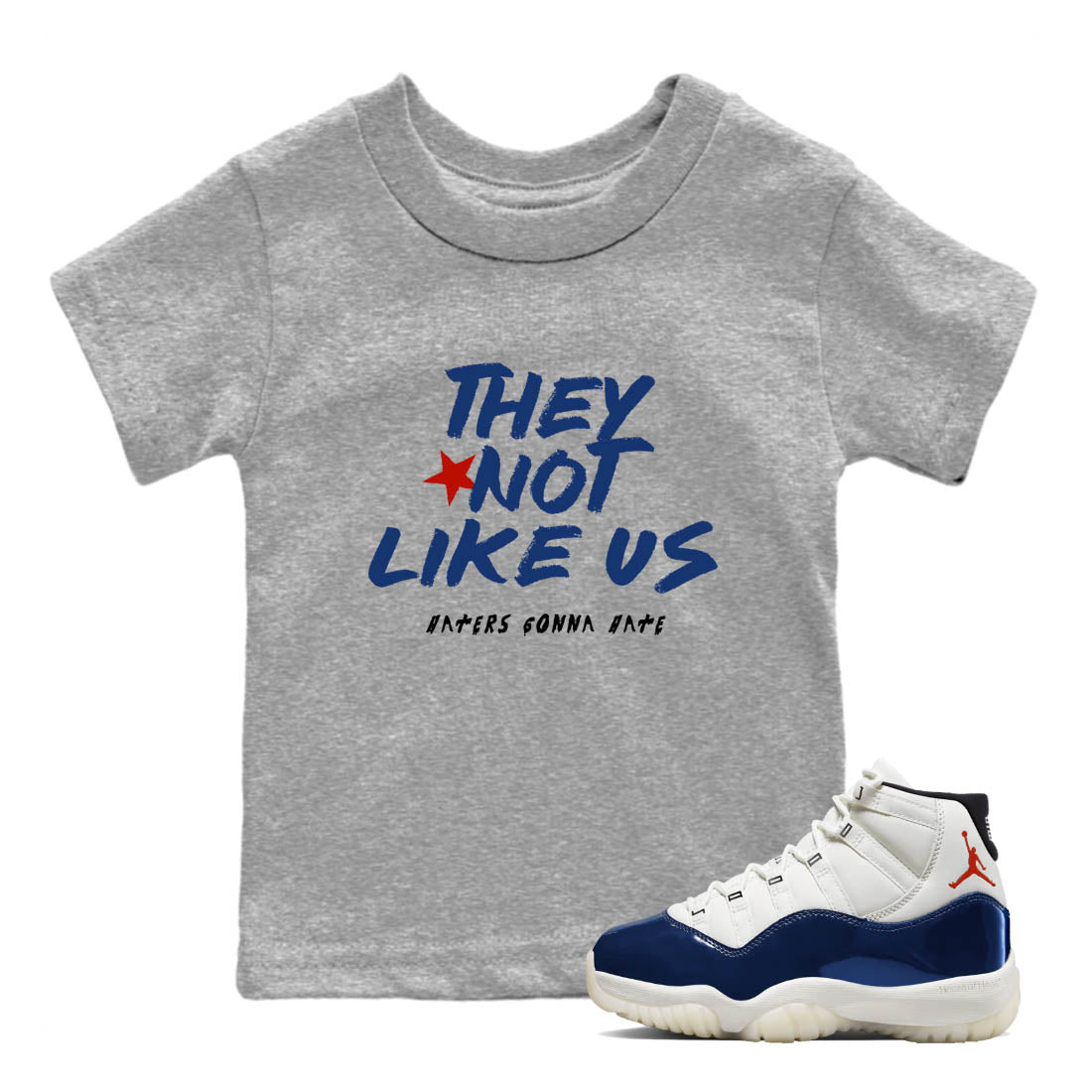 Sneaker Threads  Sneaker Tees To Match Air Jordan 11 Rare Air  They Not Like Us Youth Graphic Tee Heather Grey 1. Perfect for Jordan releases 2025 colorways.