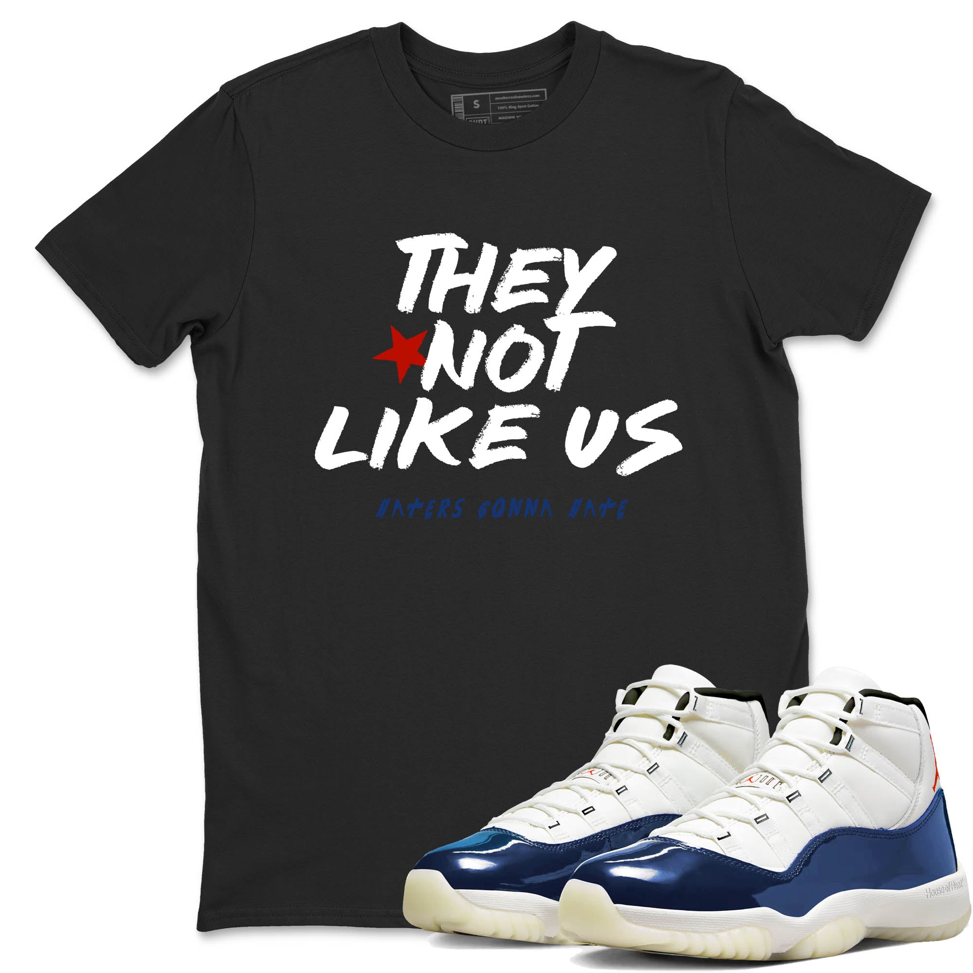 Sneaker Threads  Sneaker Tees To Match Air Jordan 11 Rare Air  They Not Like Us Graphic Tee Black 1. Perfect for Jordan releases 2025 colorways.