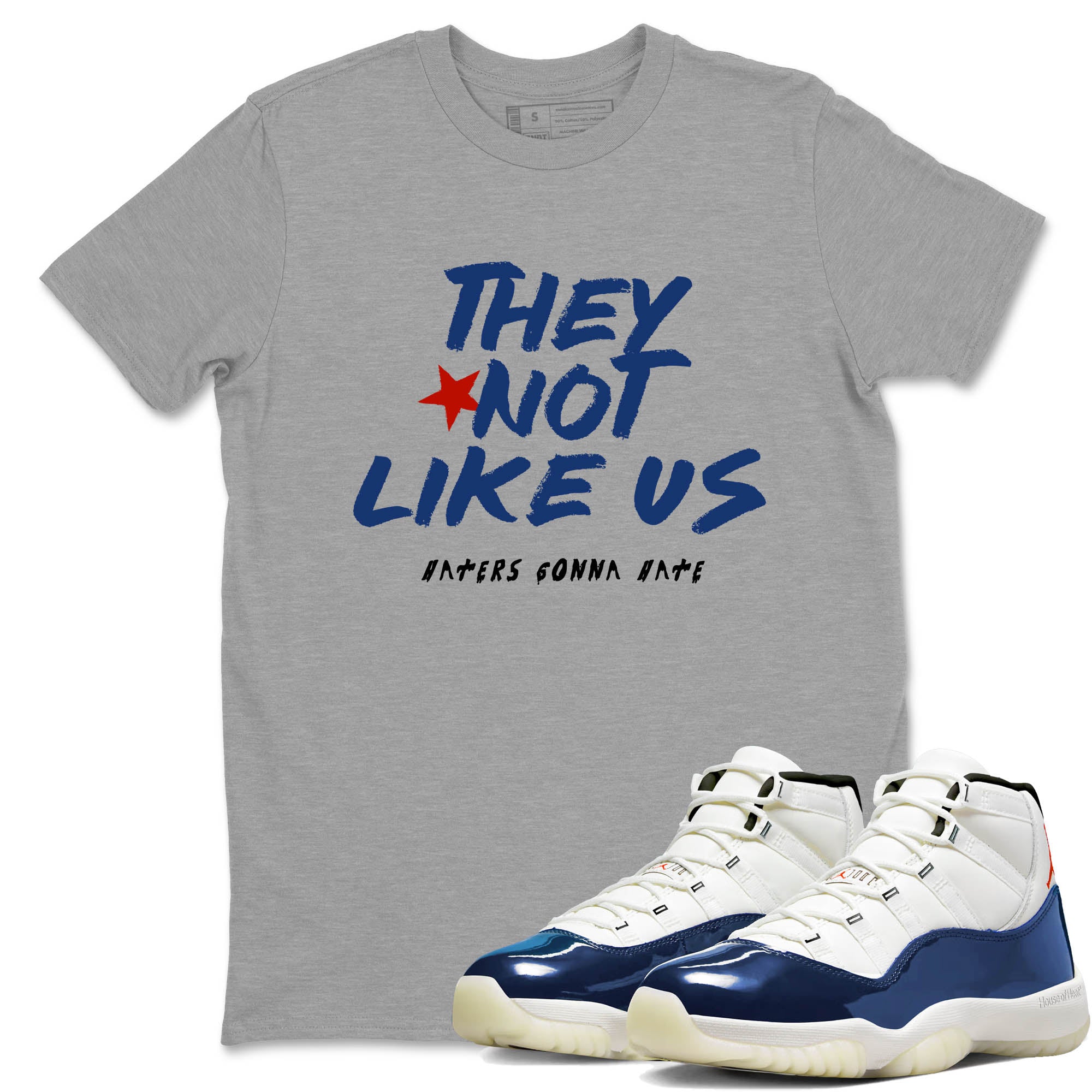 Sneaker Threads  Sneaker Tees To Match Air Jordan 11 Rare Air  They Not Like Us Graphic Tee Heather Grey 1. Perfect for Jordan releases 2025 colorways.